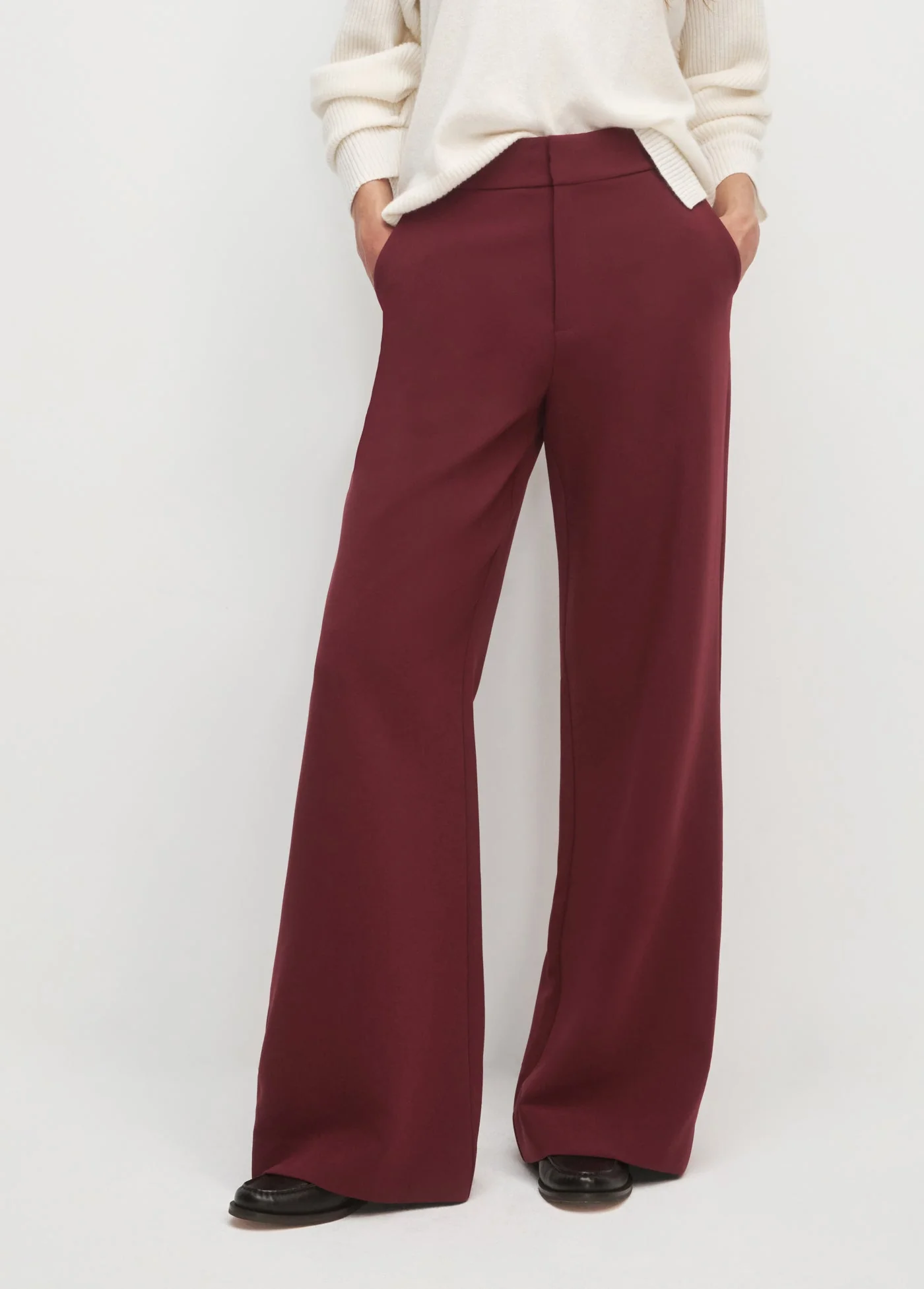 The Jones Wide Leg Pant | Vino - Image 3