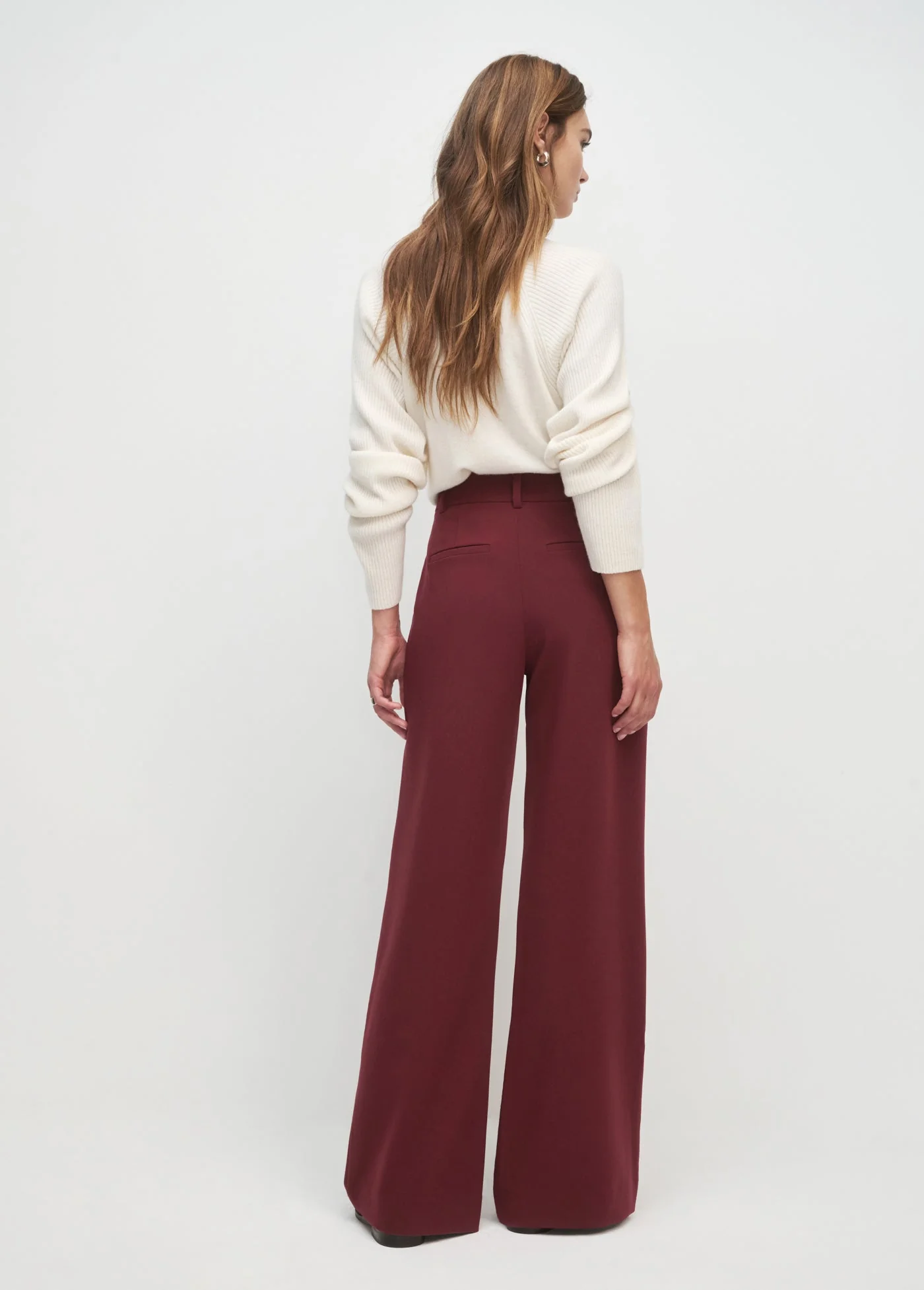The Jones Wide Leg Pant | Vino - Image 6