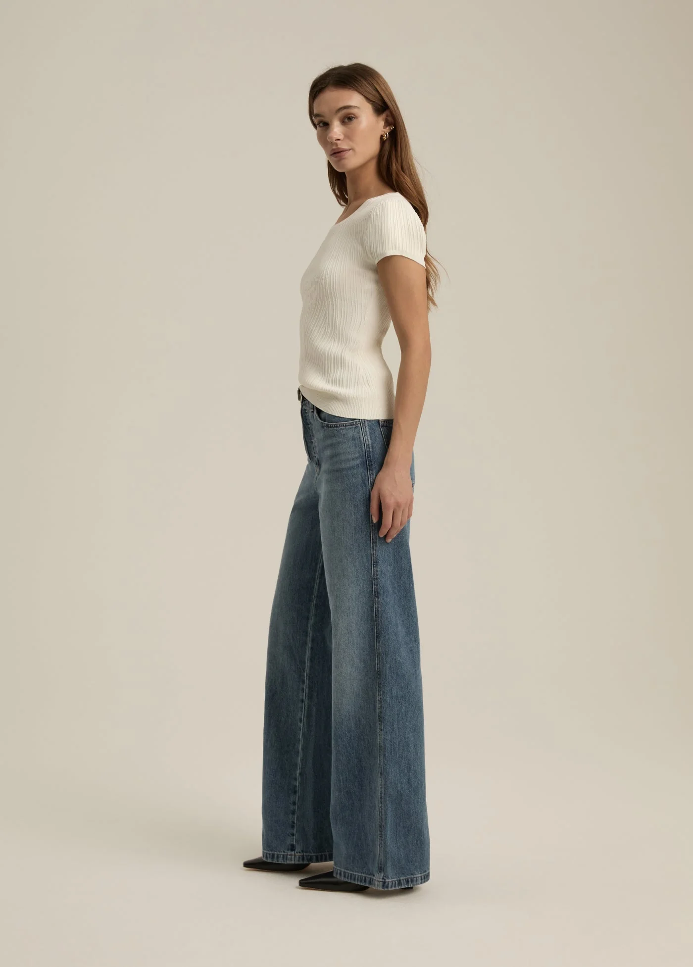 The Kennedy Cap Sleeve Top | Ivory - Image 4