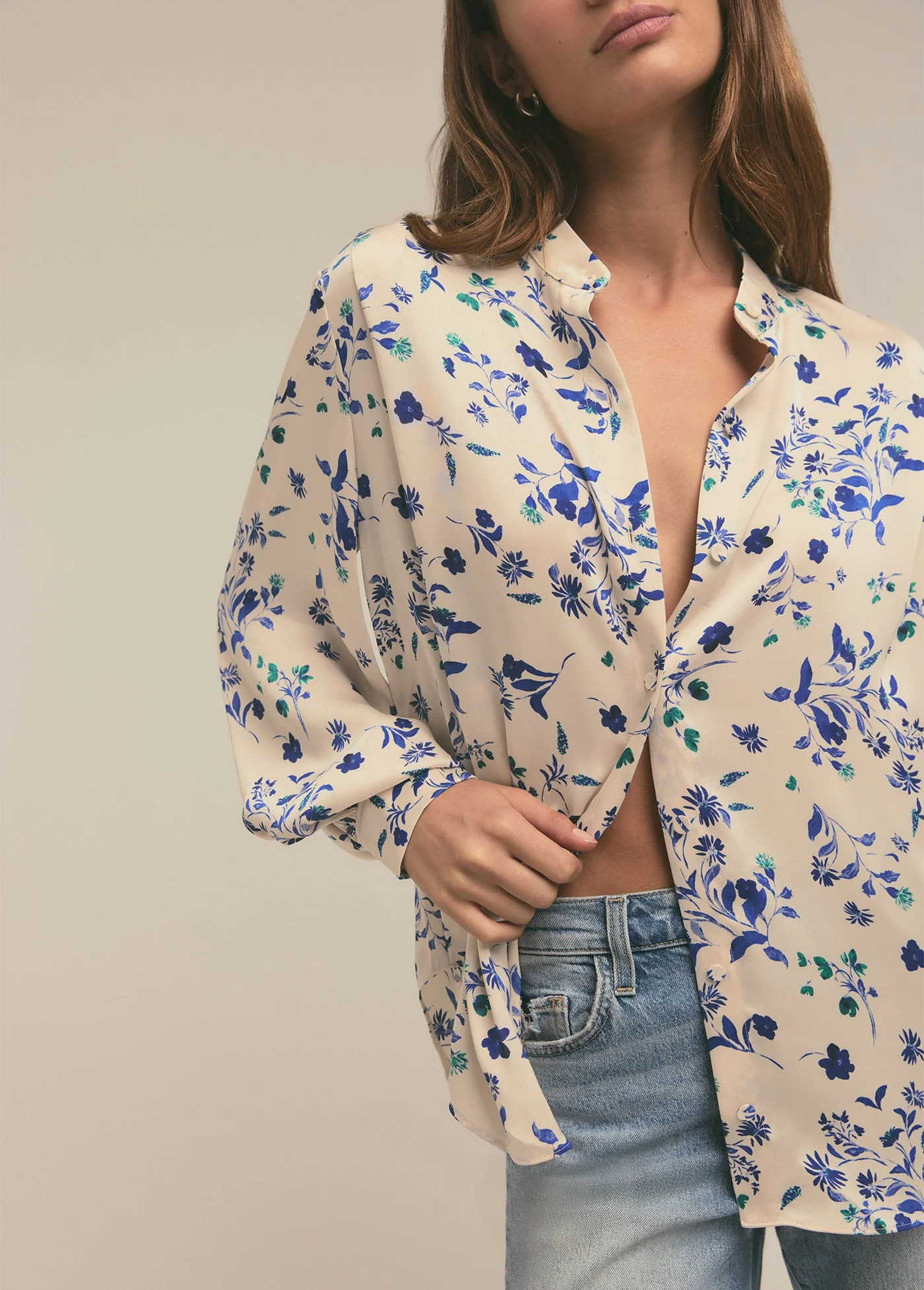 The Lauren Top | Pretty In Pink Floral - Image 2
