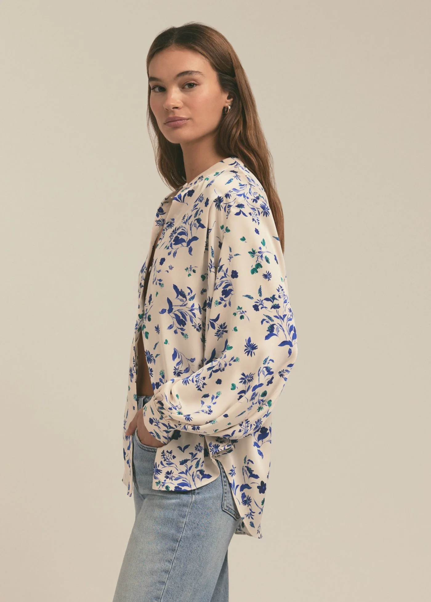 The Lauren Top | Pretty In Pink Floral - Image 3