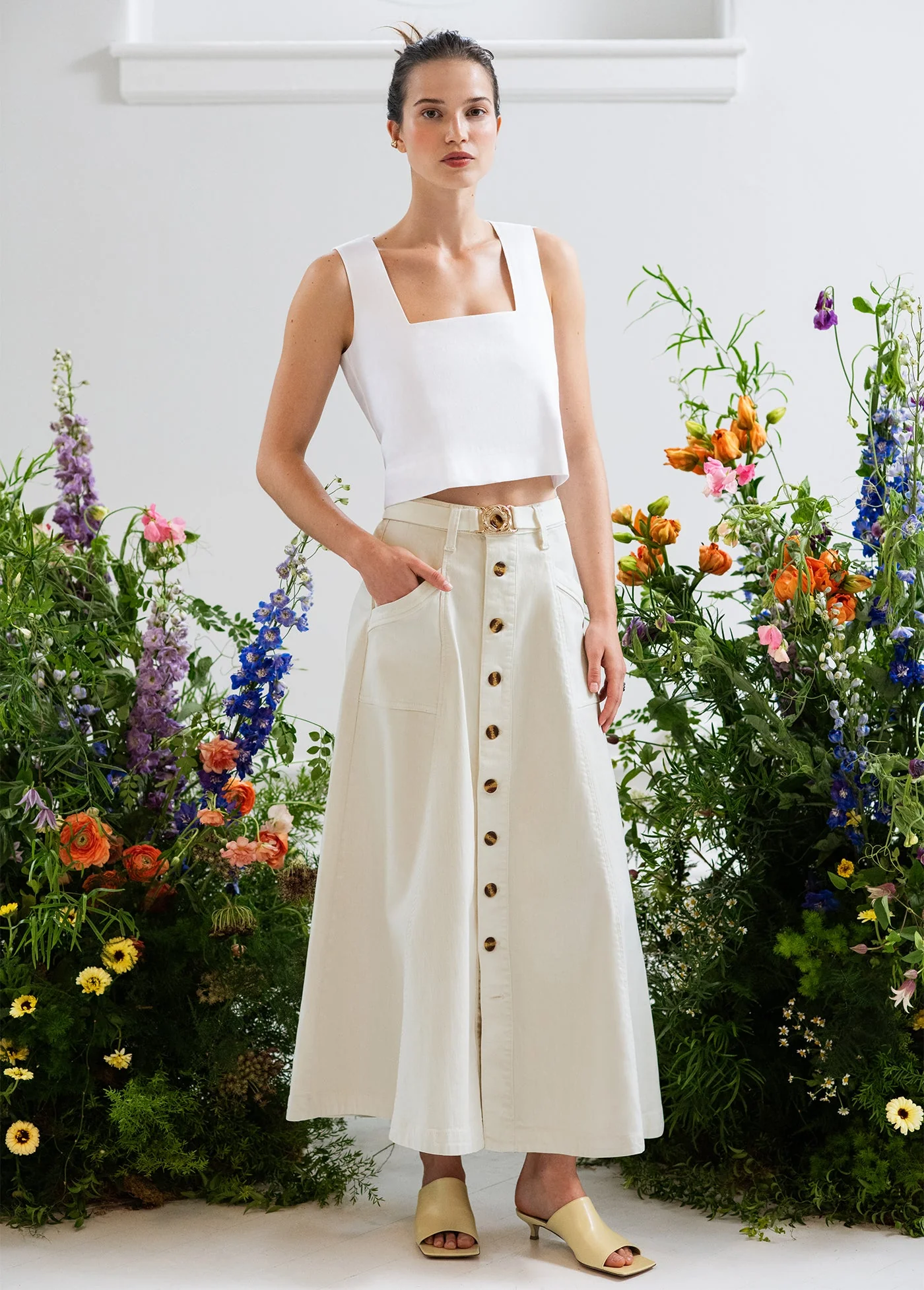 The Lila Skirt | Gardenia