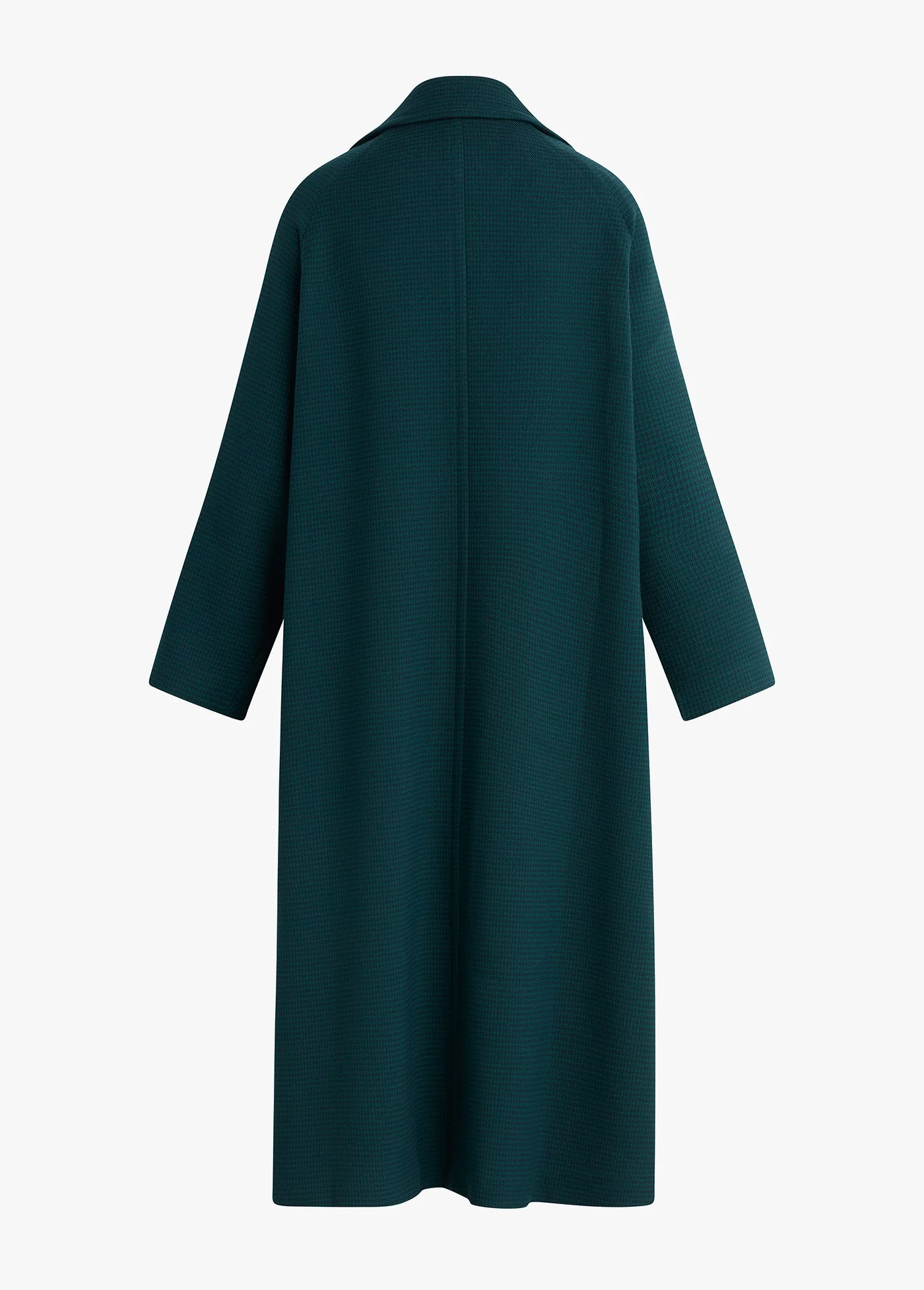 The Long Cameron Coat | Juniper Houndstooth - Image 8