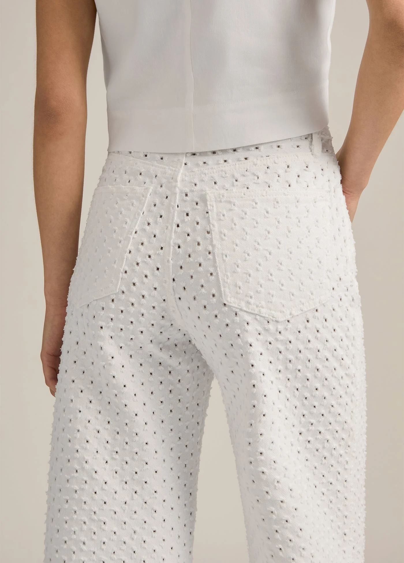 The Masha Super High Rise Wide Leg Crop | Aspen - Image 4