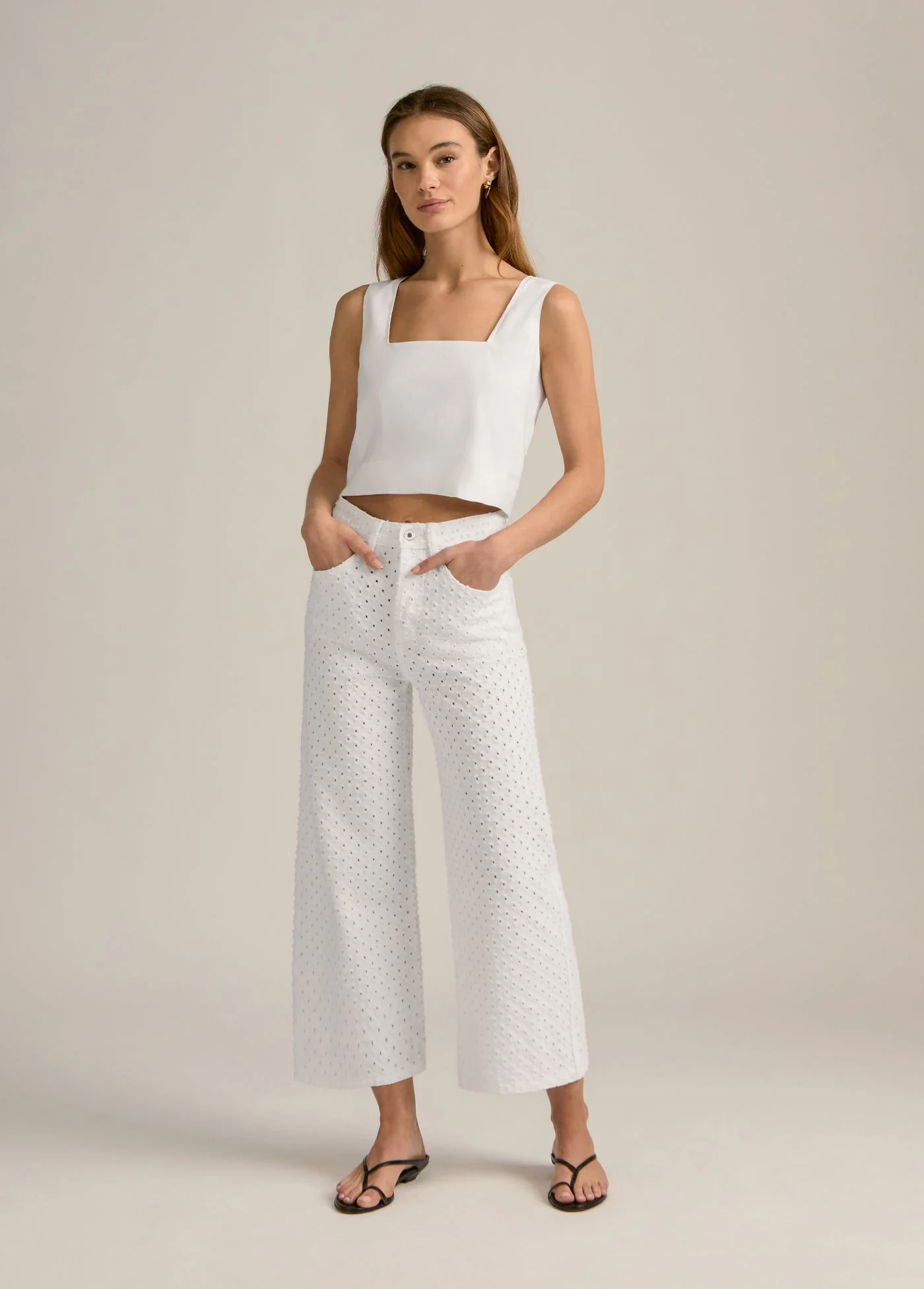 The Masha Super High Rise Wide Leg Crop | Aspen - Image 5