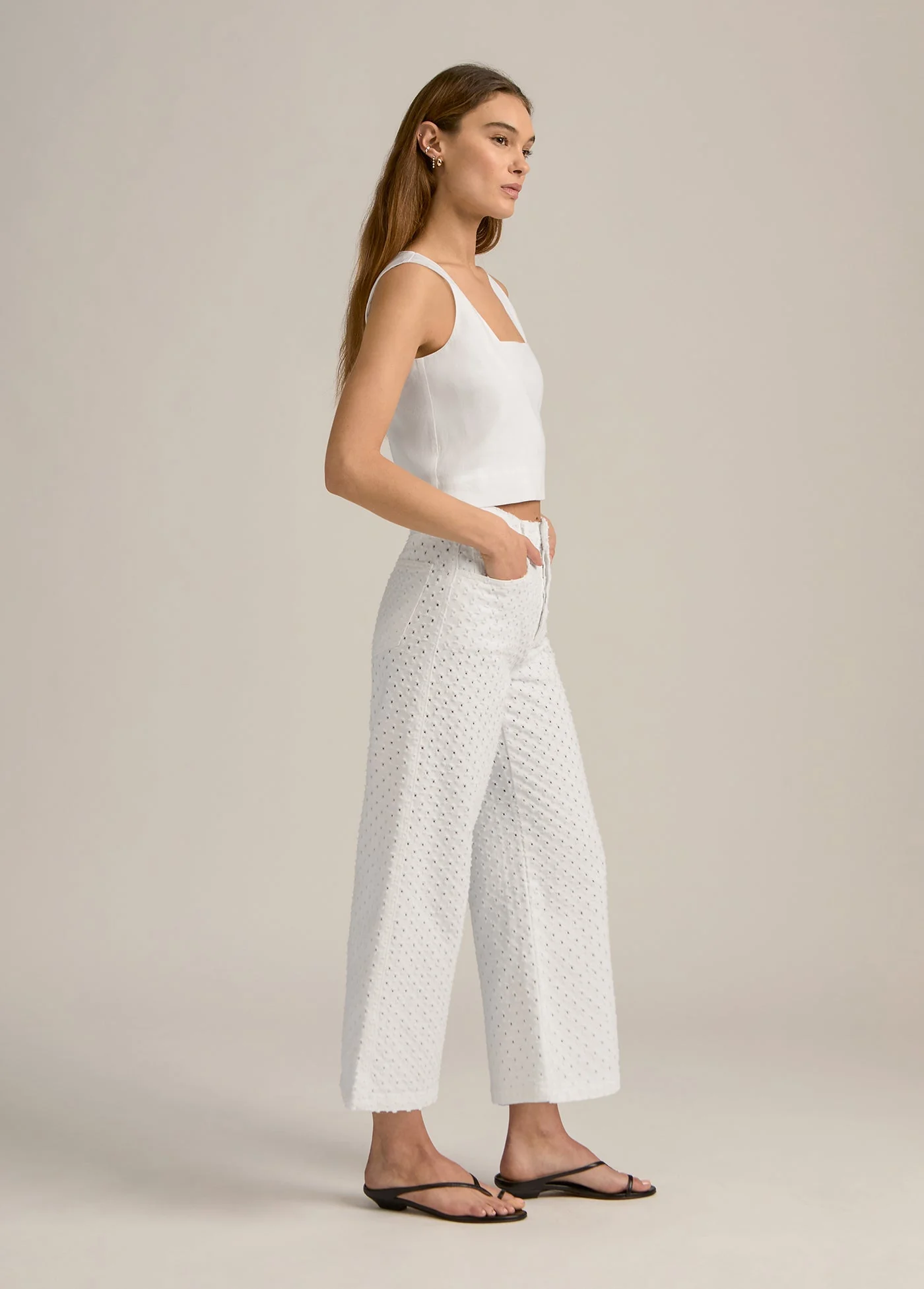 The Masha Super High Rise Wide Leg Crop | Aspen - Image 6