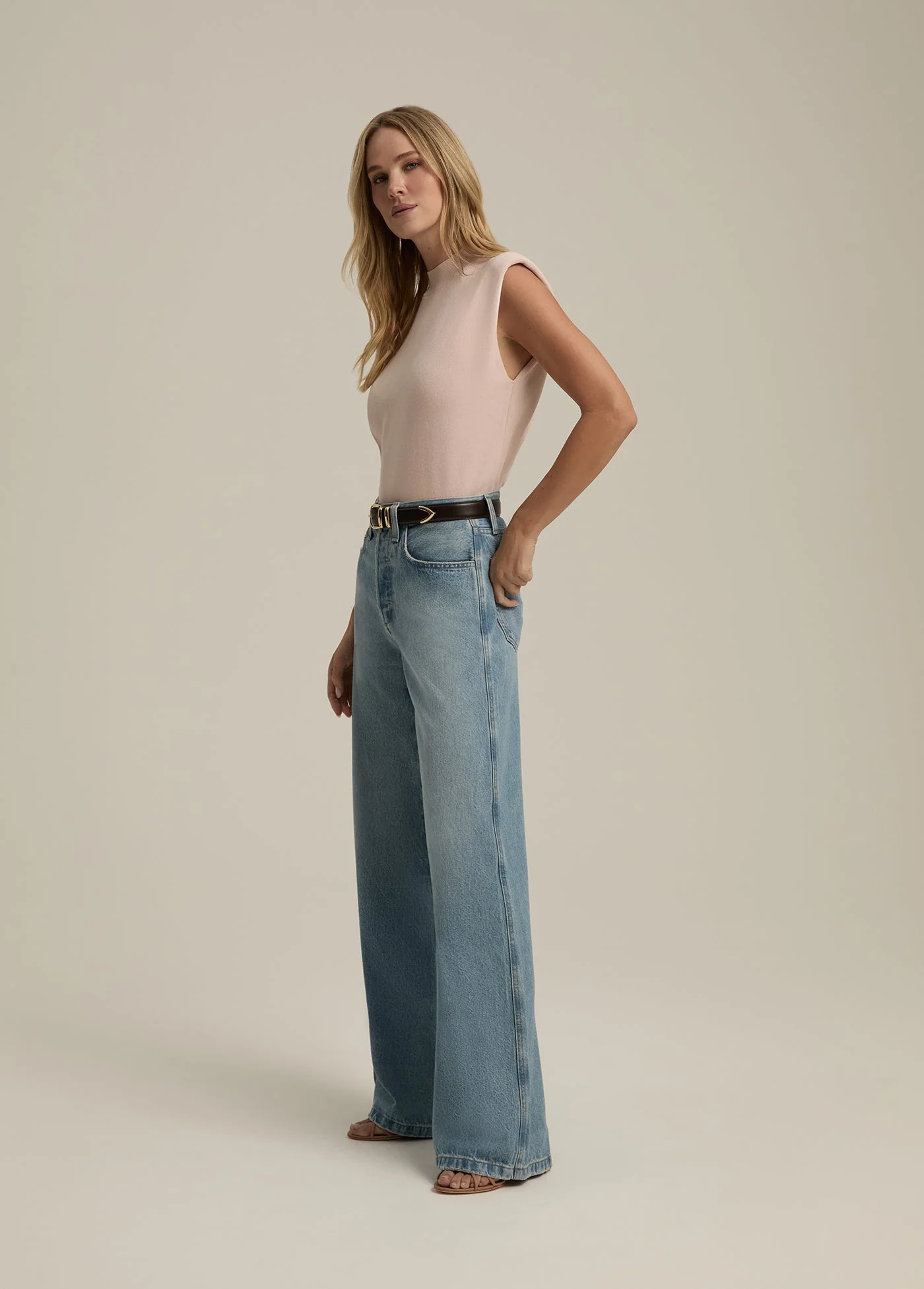 The Masha Super High Rise Wide Leg | Los Feliz - Image 4