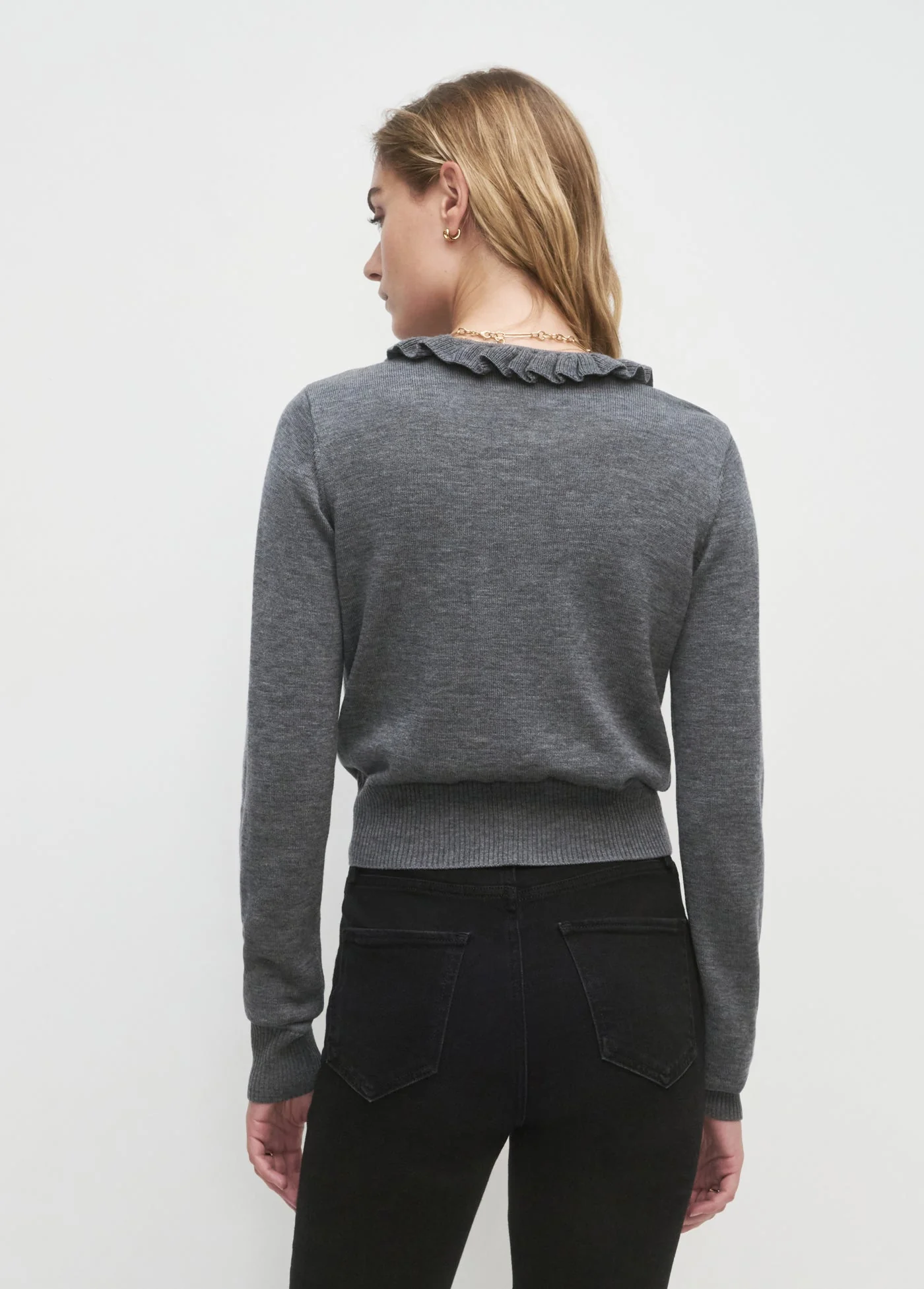 The Meet The Parents Cardigan | Heather Grey - Image 3