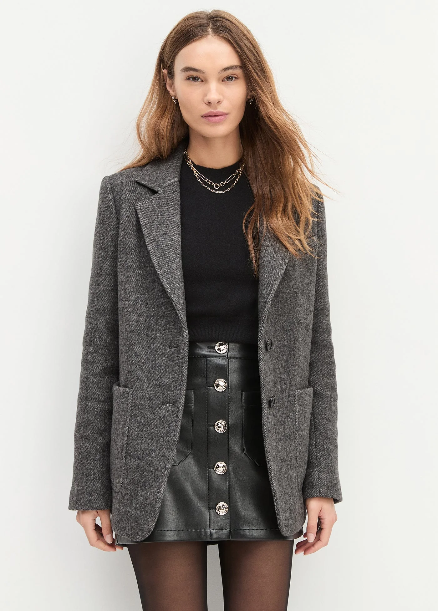 The Mimi Mini Skirt | Raven - Image 3