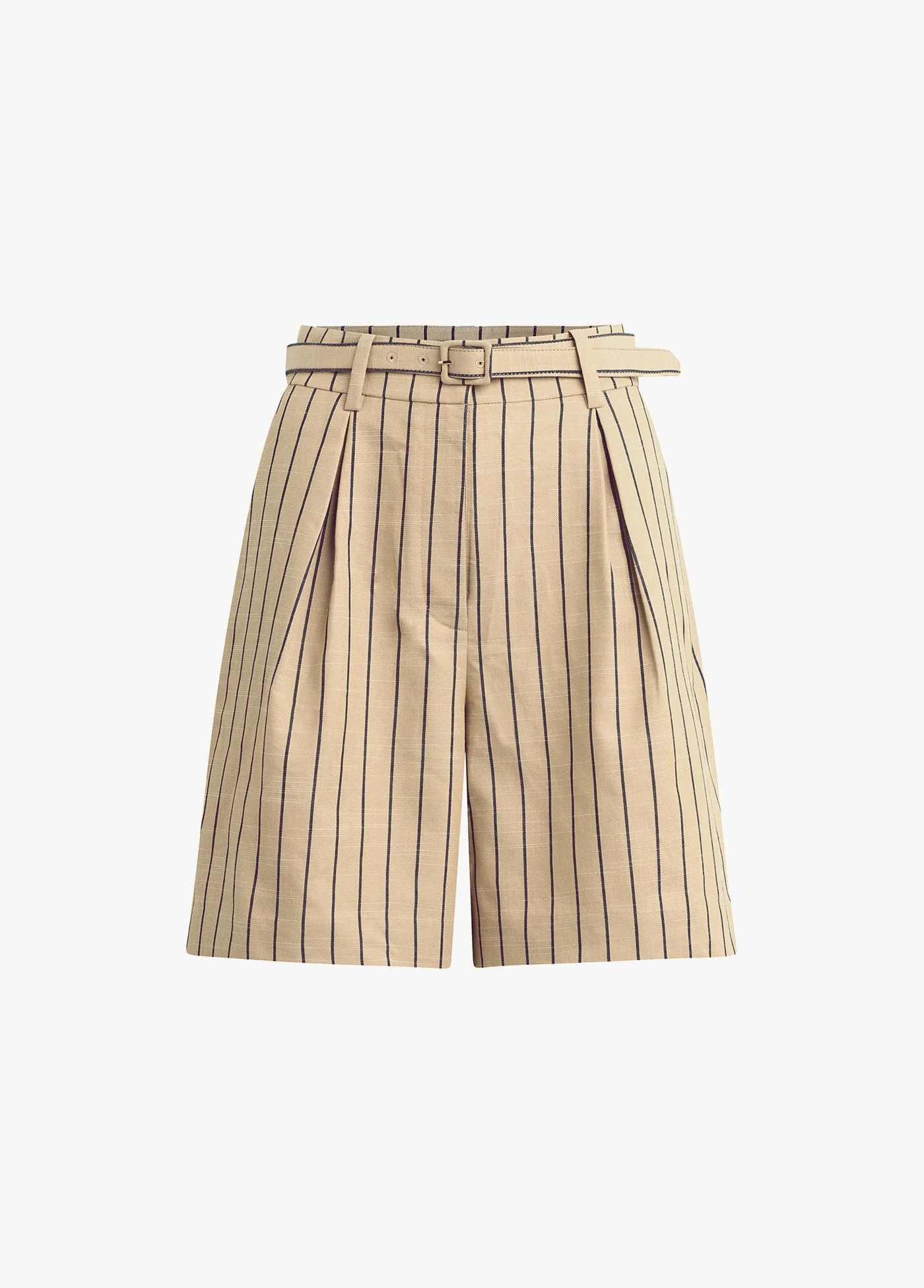 The Miranda Short | Beige Navy Stripe - Image 7