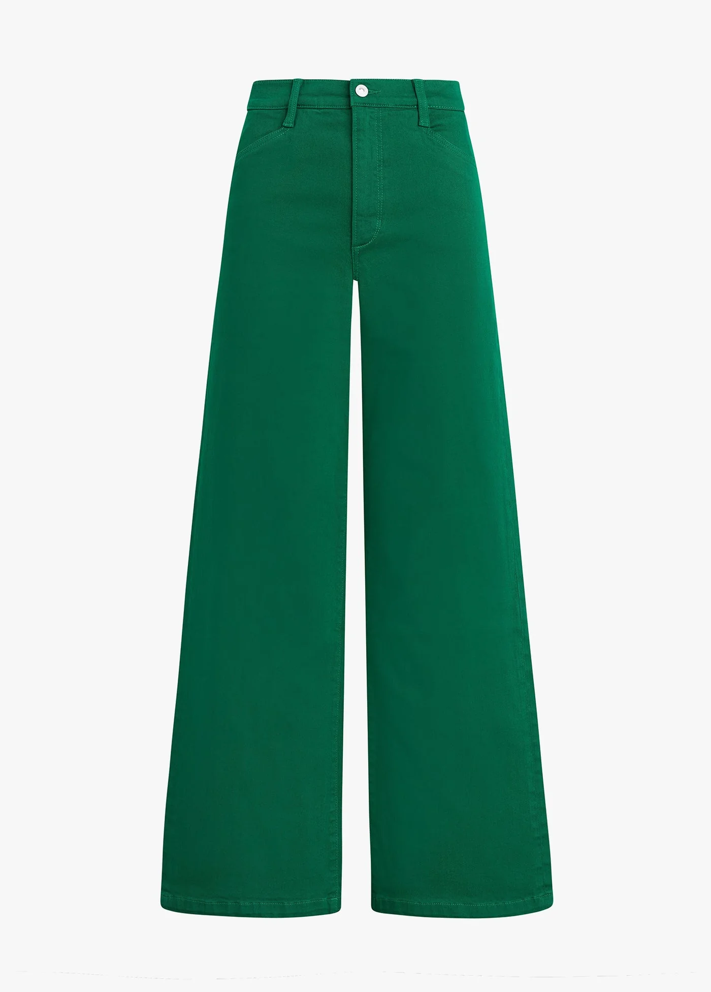 The Mischa Super High Rise Wide Leg Ankle | Emerald - Image 7