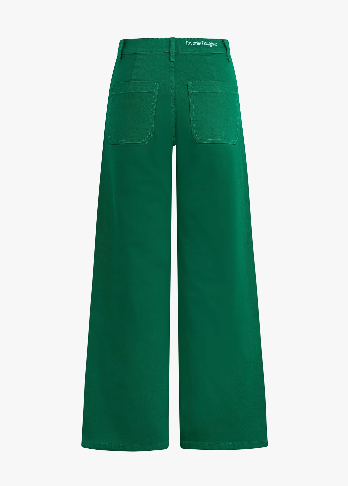 The Mischa Super High Rise Wide Leg Ankle | Emerald - Image 8