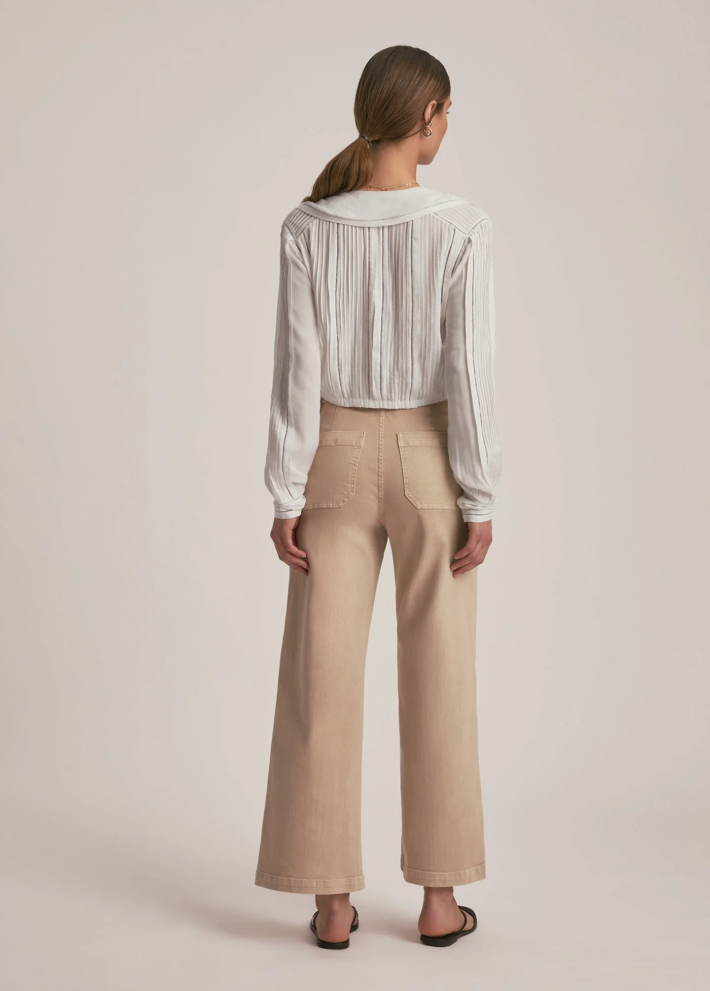The Mischa Super High Rise Wide Leg Ankle | French Oak - Image 5