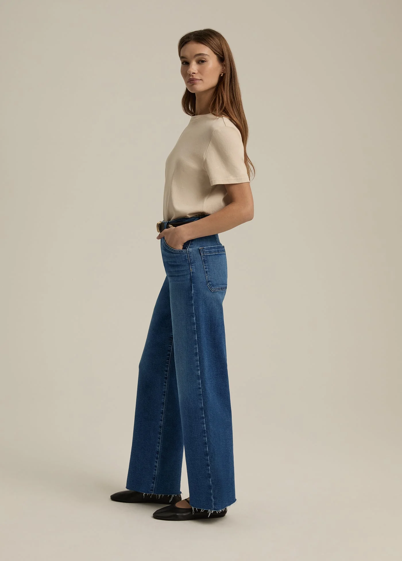 The Mischa Super High Rise Wide Leg Ankle | Madison - Image 3