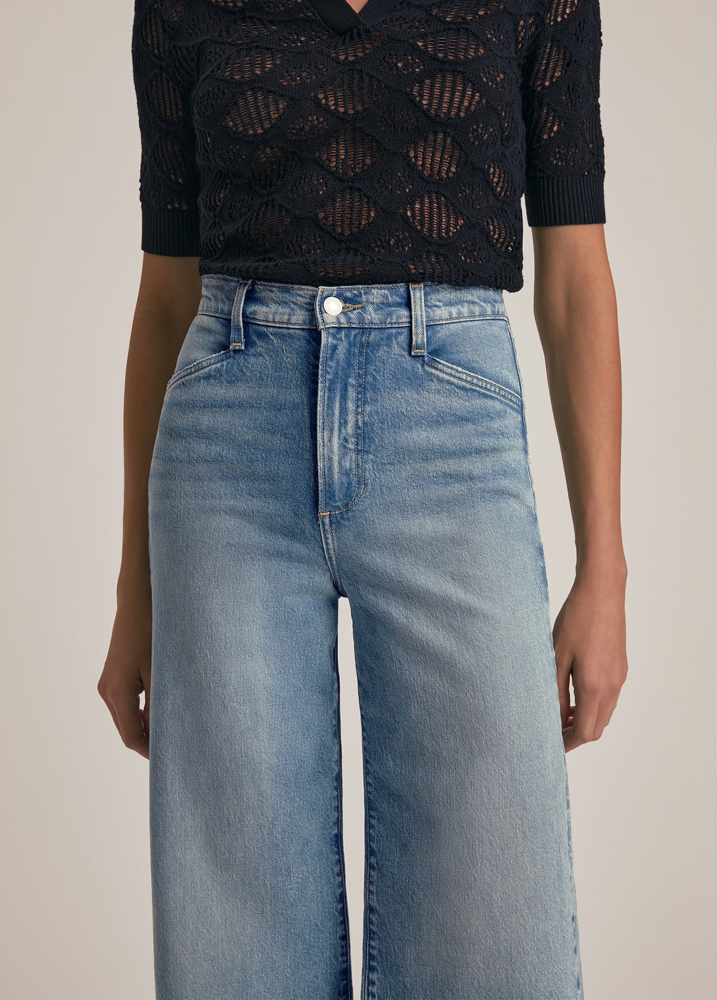 The Mischa Super High Rise Wide Leg Crop | Santa Barbara - Image 3