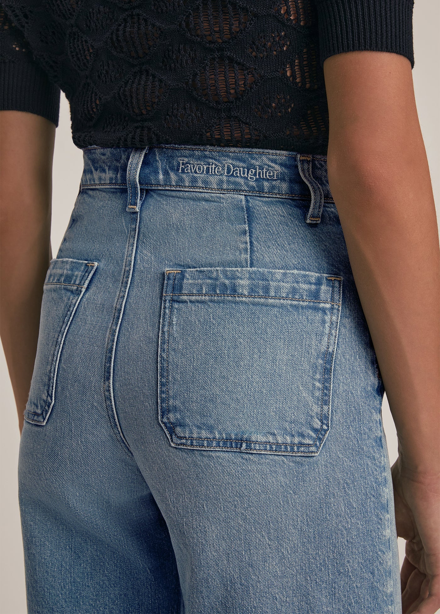 The Mischa Super High Rise Wide Leg Crop | Santa Barbara - Image 4