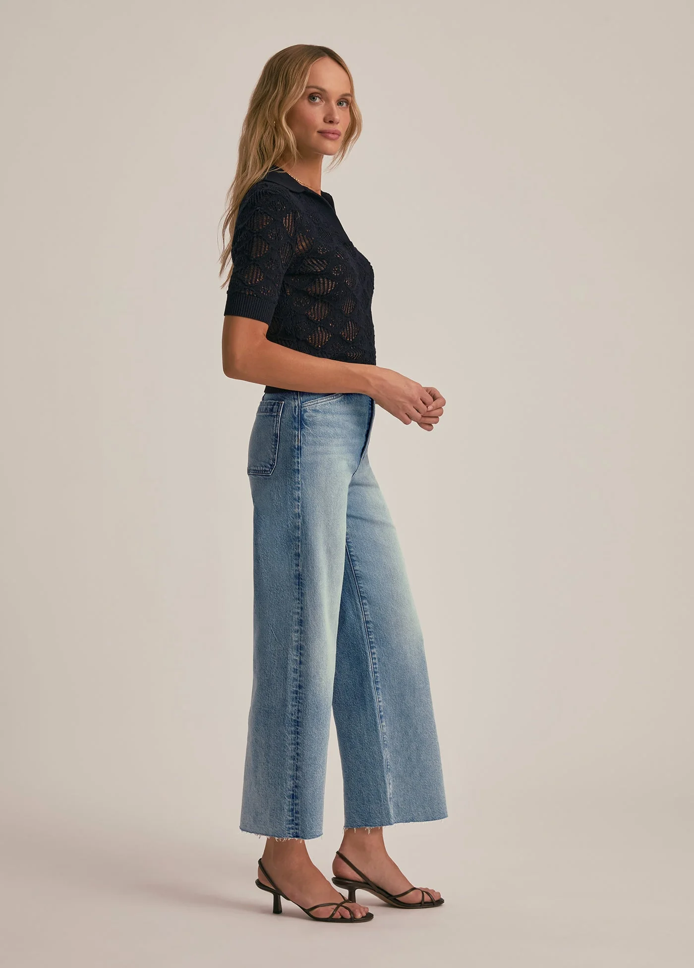 The Mischa Super High Rise Wide Leg Crop | Santa Barbara - Image 5