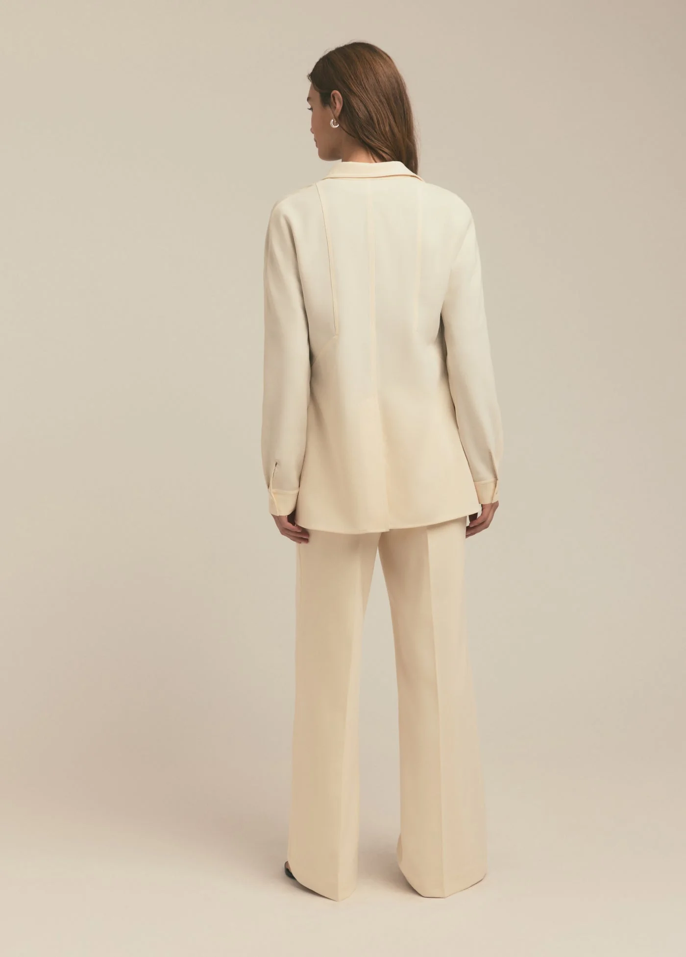 The Nora Shirt Jacket | Vanilla - Image 5