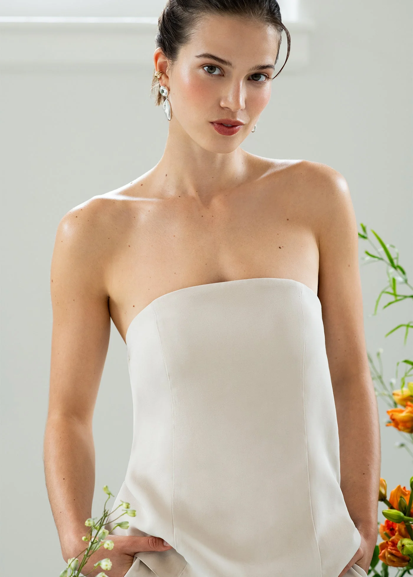 The Olivia Bustier | French Oak