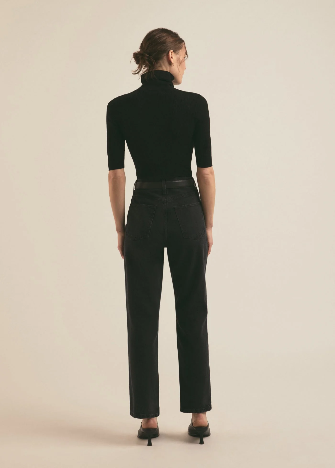 The Otto High Rise Boyfriend Ankle | Asphalt - Image 4
