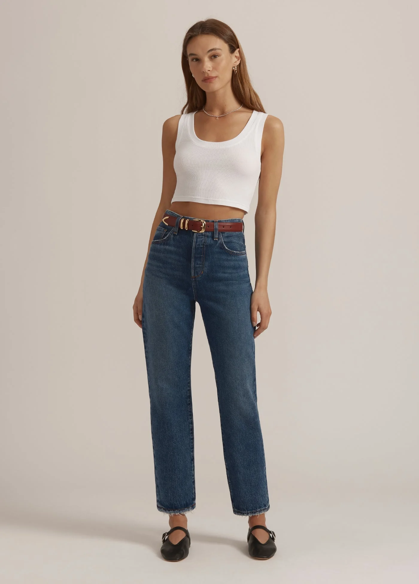 The Otto High Rise Boyfriend Ankle | Havana - Image 4
