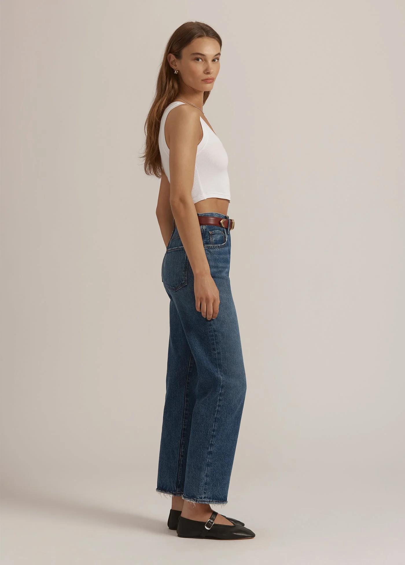 The Otto High Rise Boyfriend Ankle | Havana - Image 5