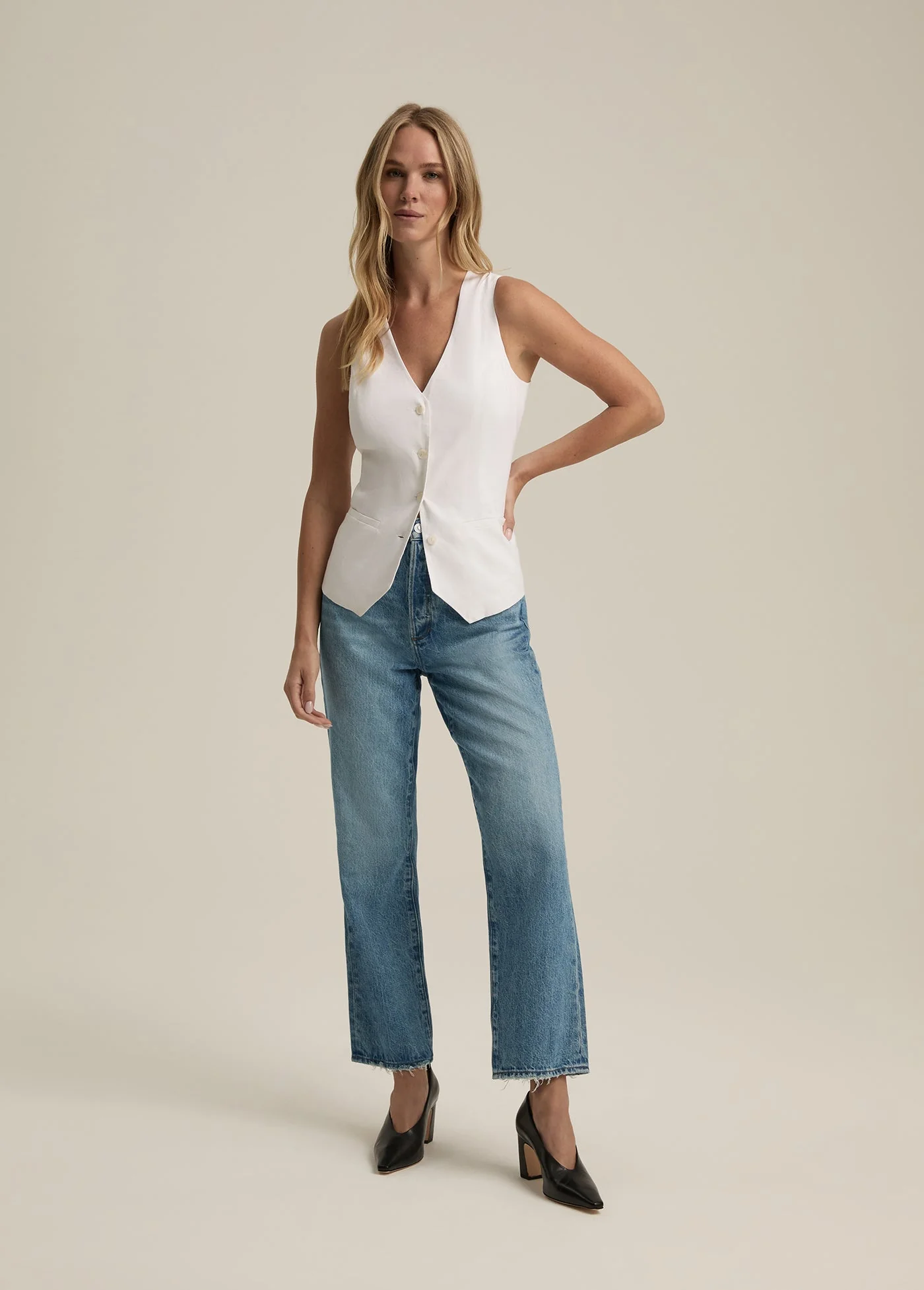 The Otto High Rise Boyfriend Ankle | Margate - Image 2