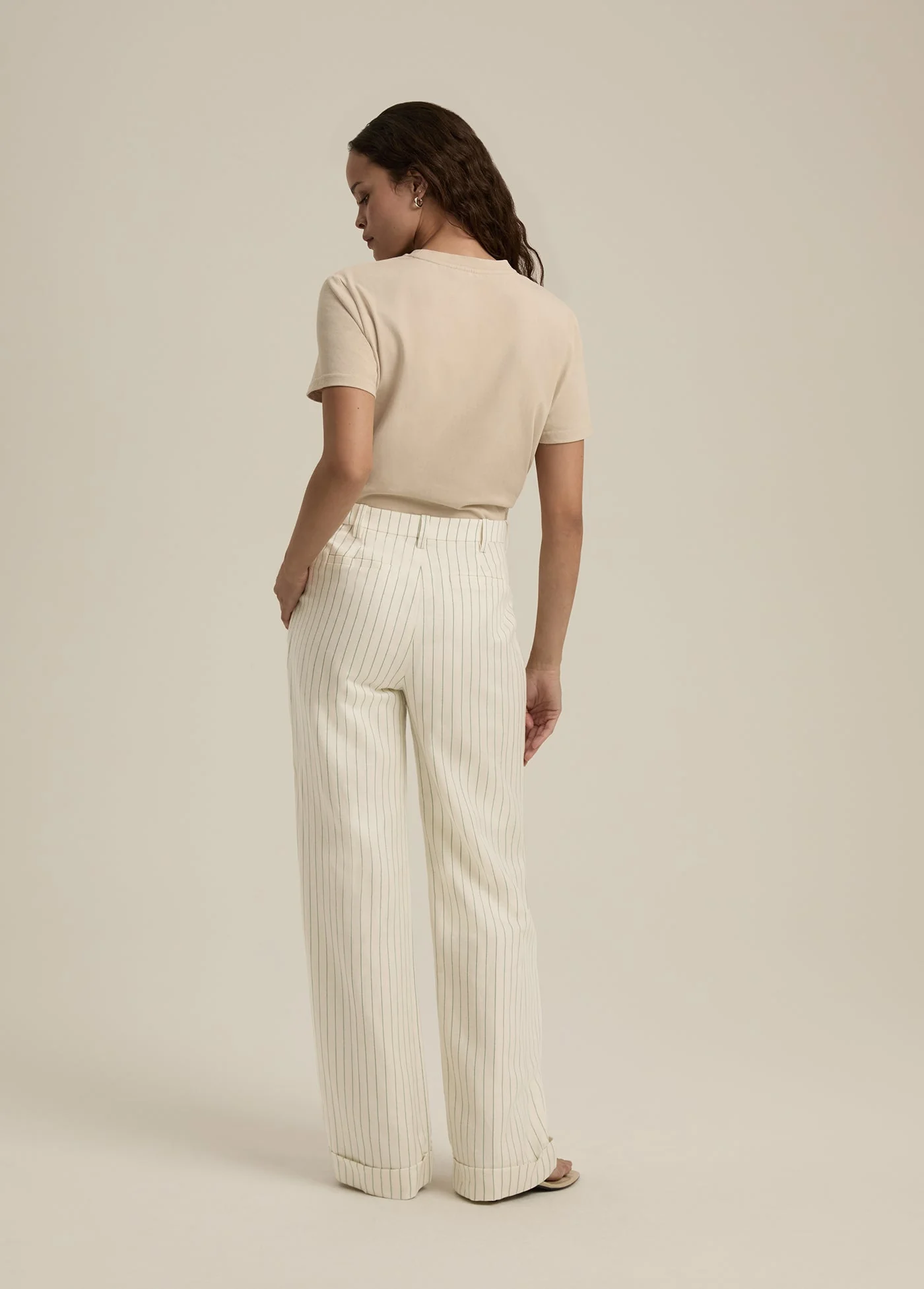 The Paige Pant | Emerald Stripe - Image 6