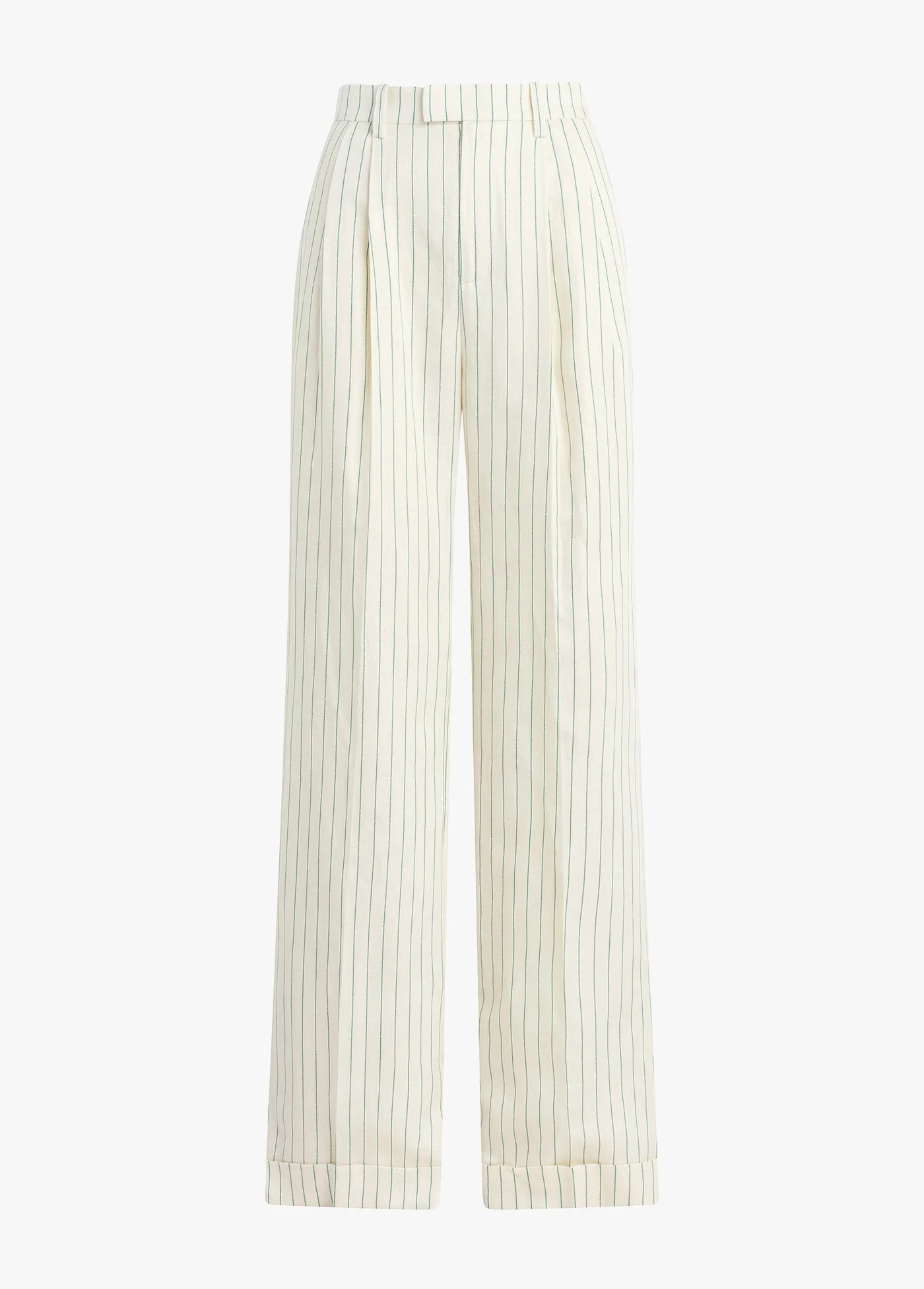 The Paige Pant | Emerald Stripe - Image 7