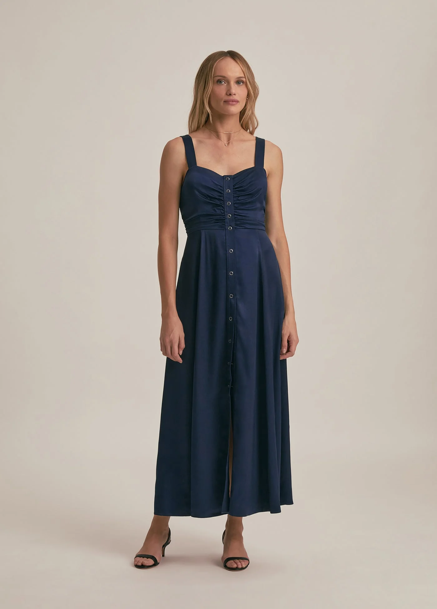 The Paloma Dress | Navy - Image 5