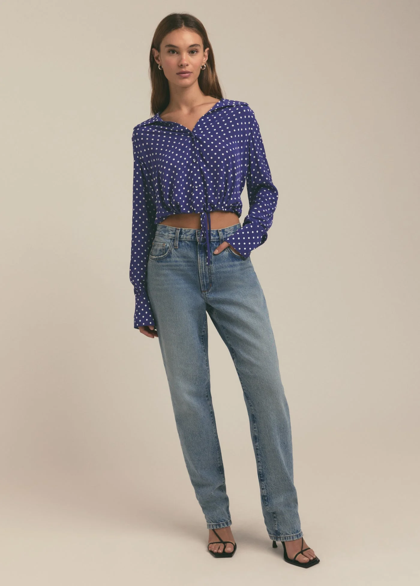 The Parker Top | Venetian Ditsy Dot - Image 4