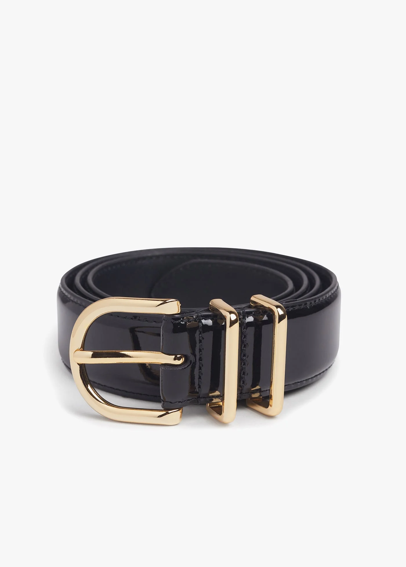 The Patent Fancy Juni Belt | Black Gold - Image 4