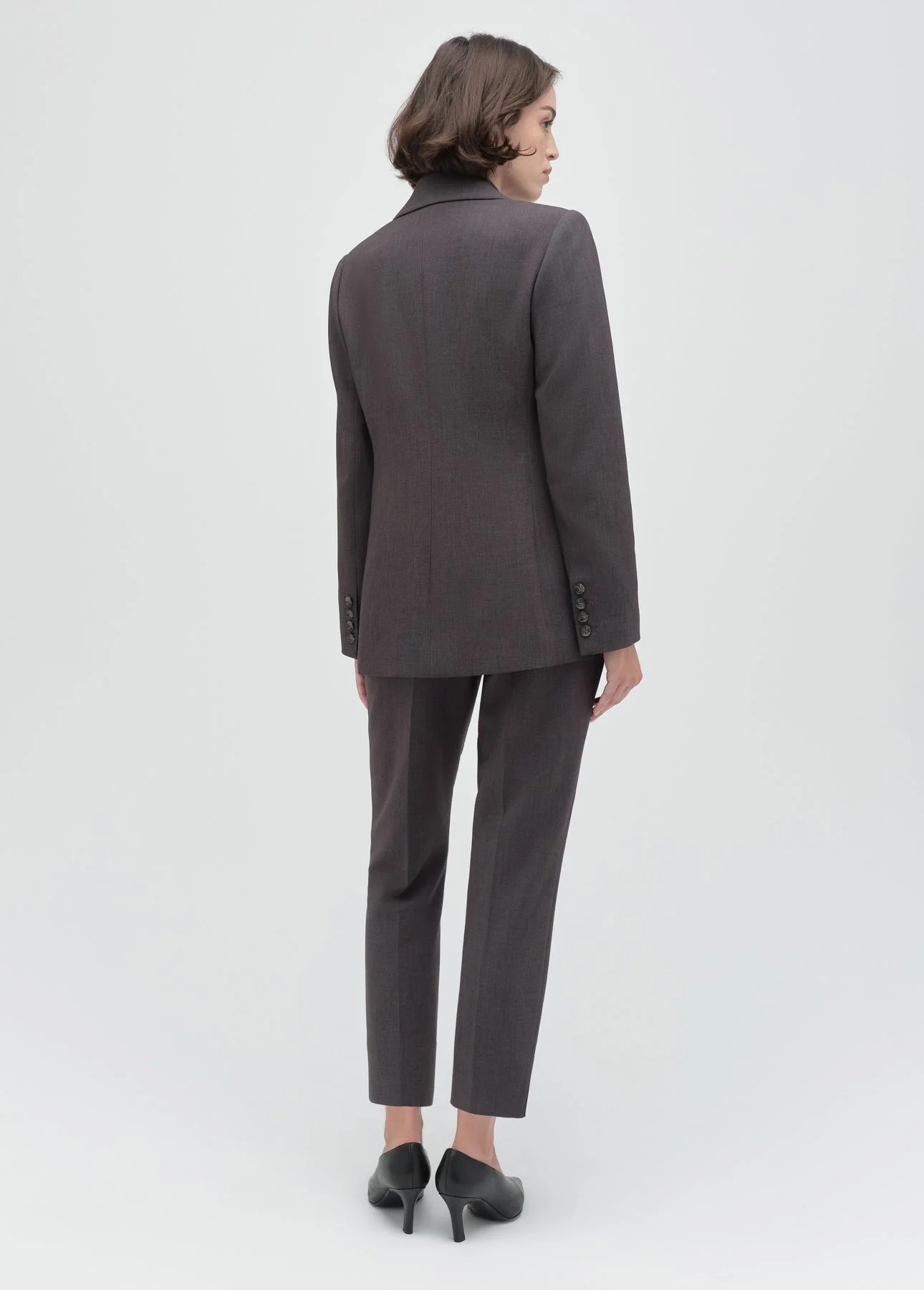 The Petite Favorite Cigarette Pant | Grey Suiting - Image 4