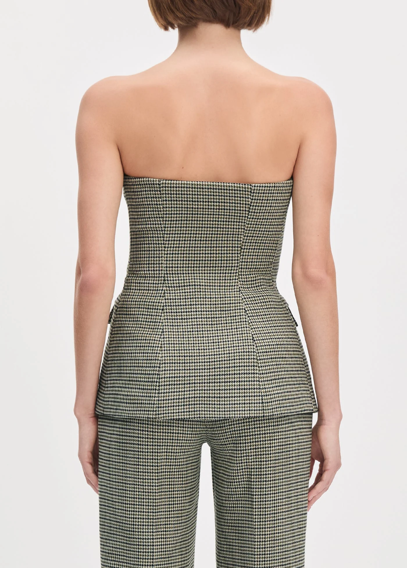 The Phoebe Bustier | Cheshire Houndstooth - Image 7