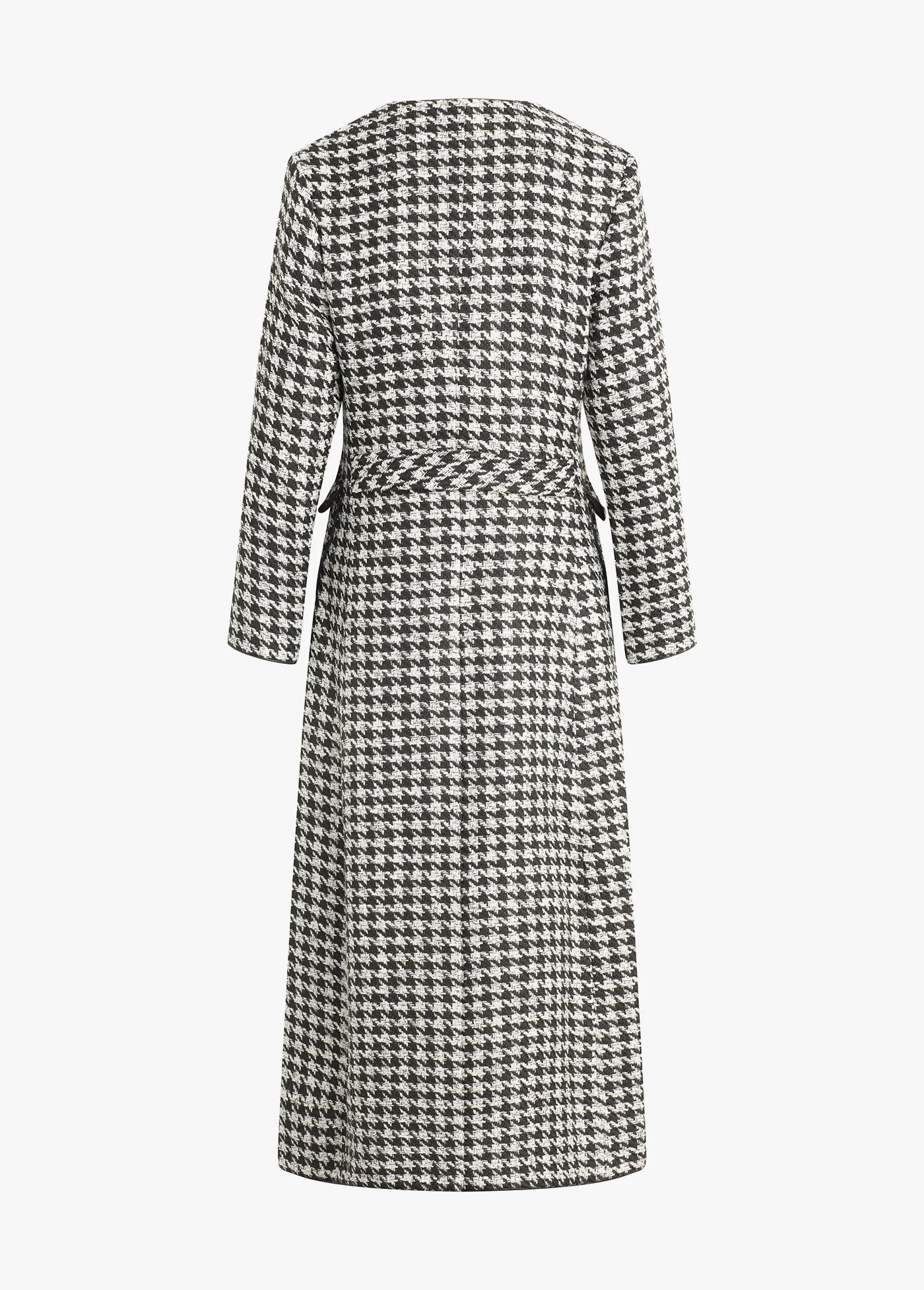 The Posh Coat | Black White Houndstooth - Image 9