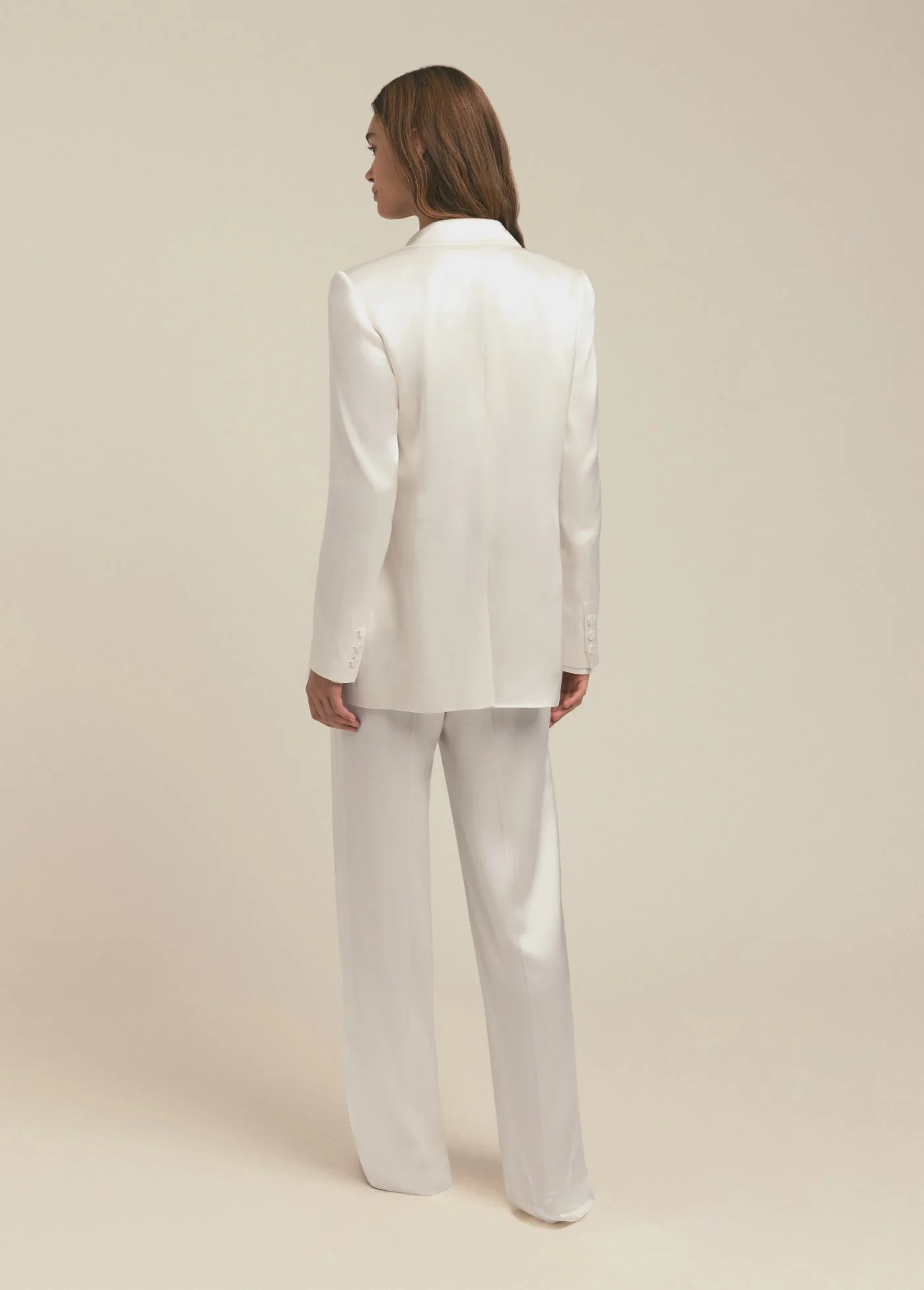 The Satin Blazer | Ivory - Image 6
