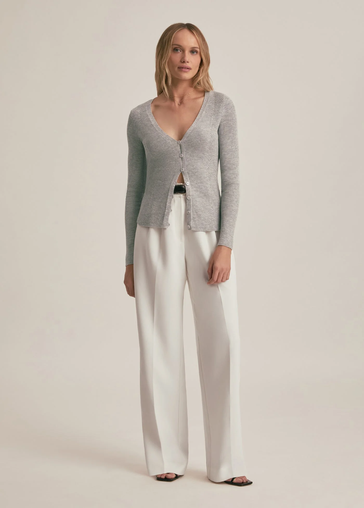 The Serena Top | Melange Grey - Image 3