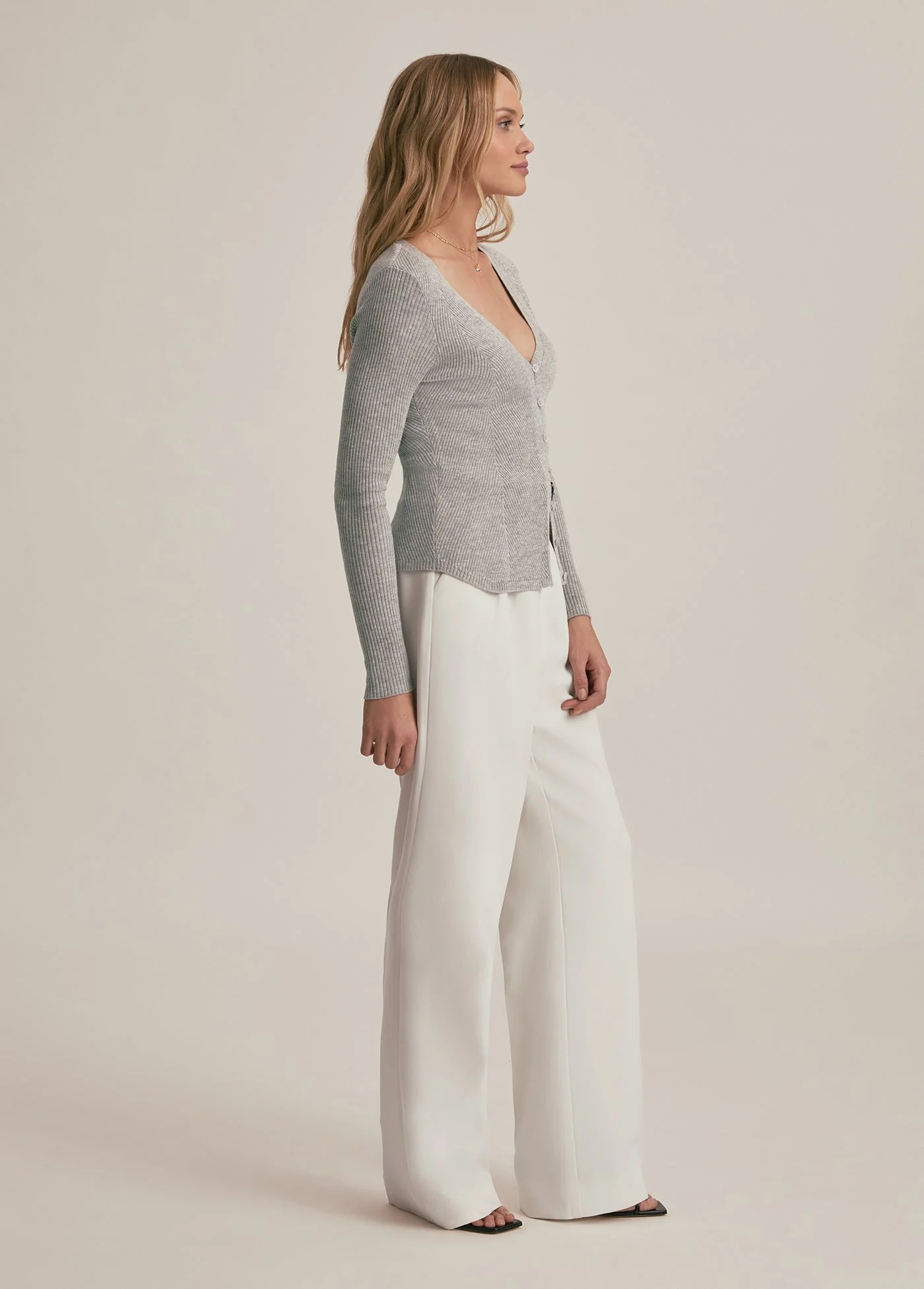 The Serena Top | Melange Grey - Image 4