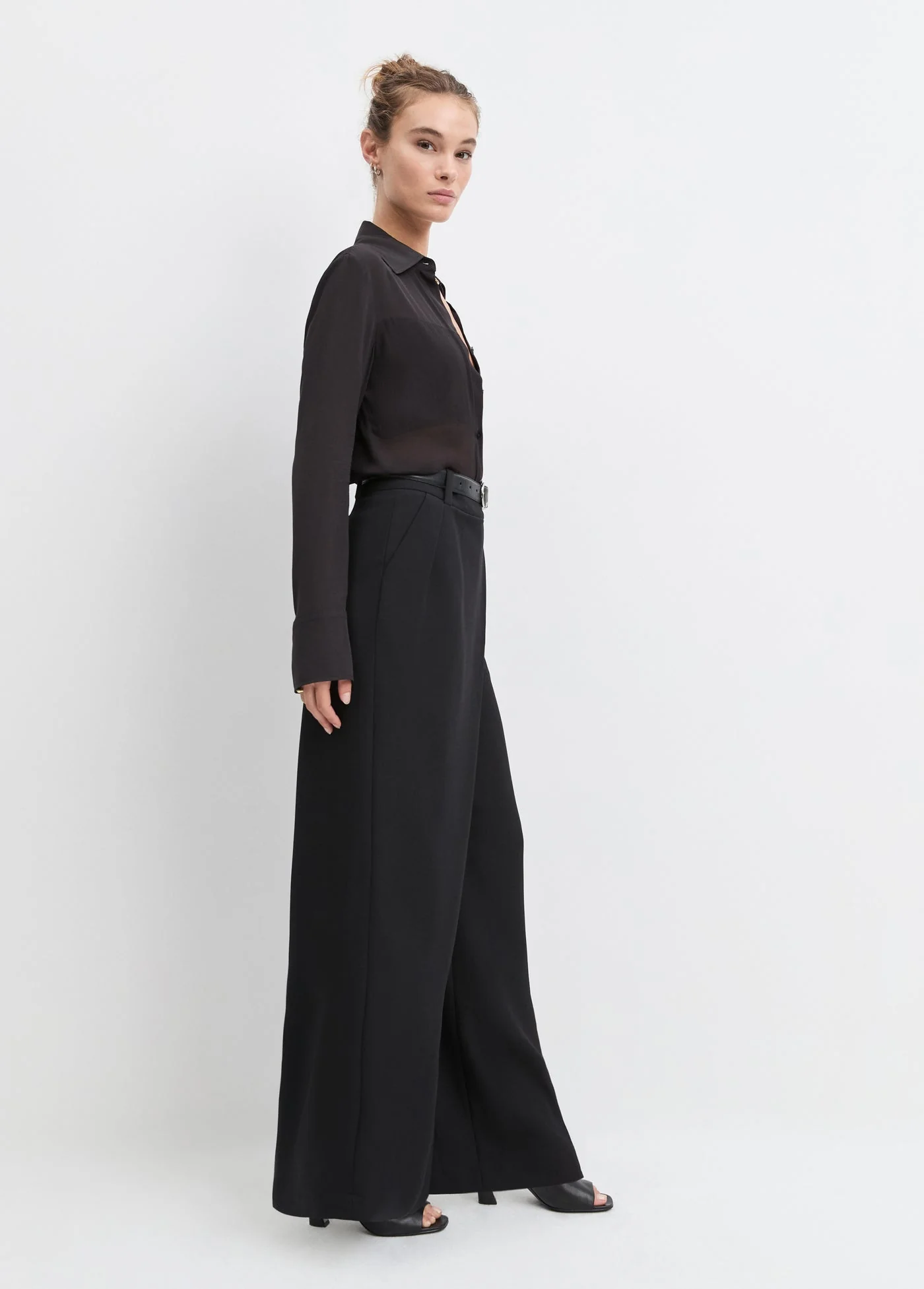The Sheer Sophistication Top | Black - Image 5
