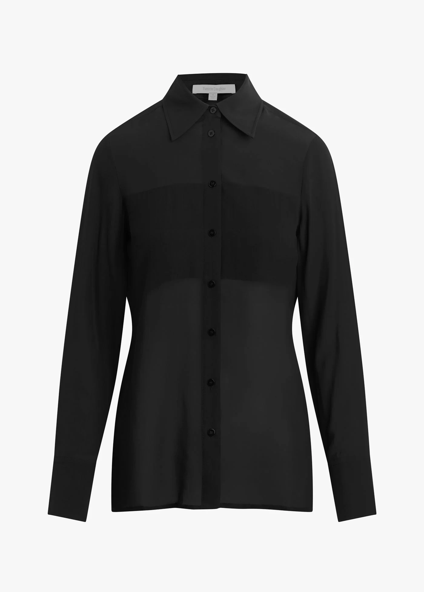 The Sheer Sophistication Top | Black - Image 7