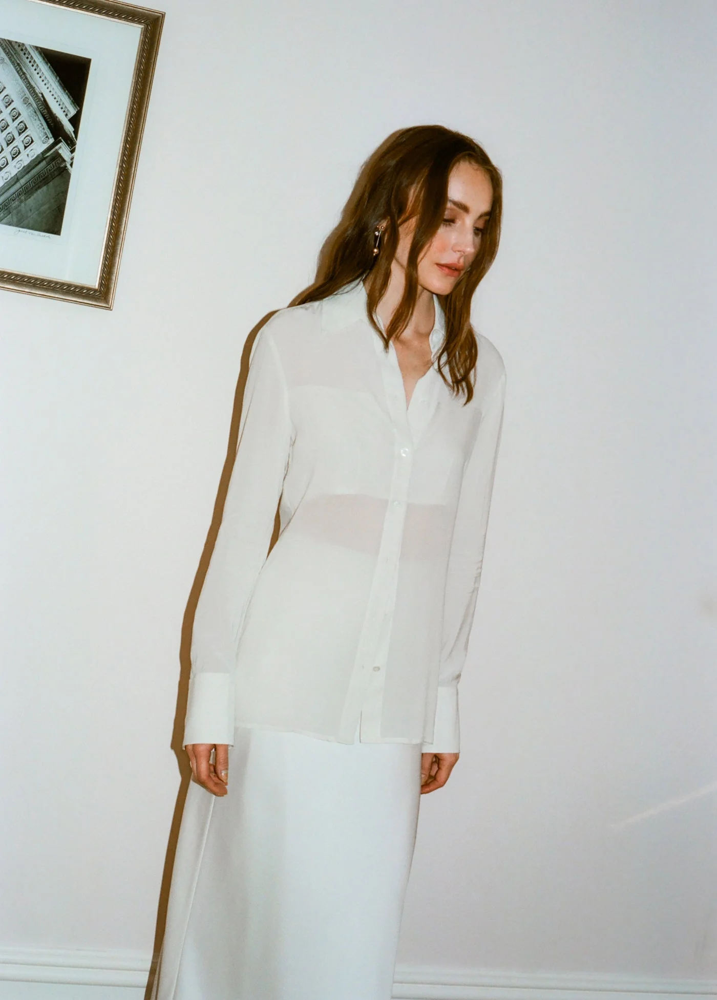 The Sheer Sophistication Top | Ivory - Image 2