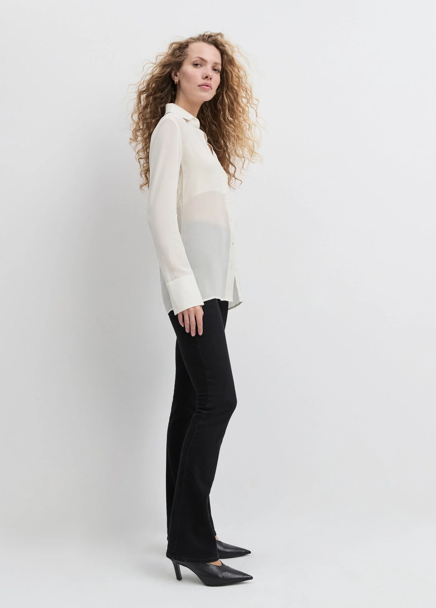 The Sheer Sophistication Top | Ivory - Image 4