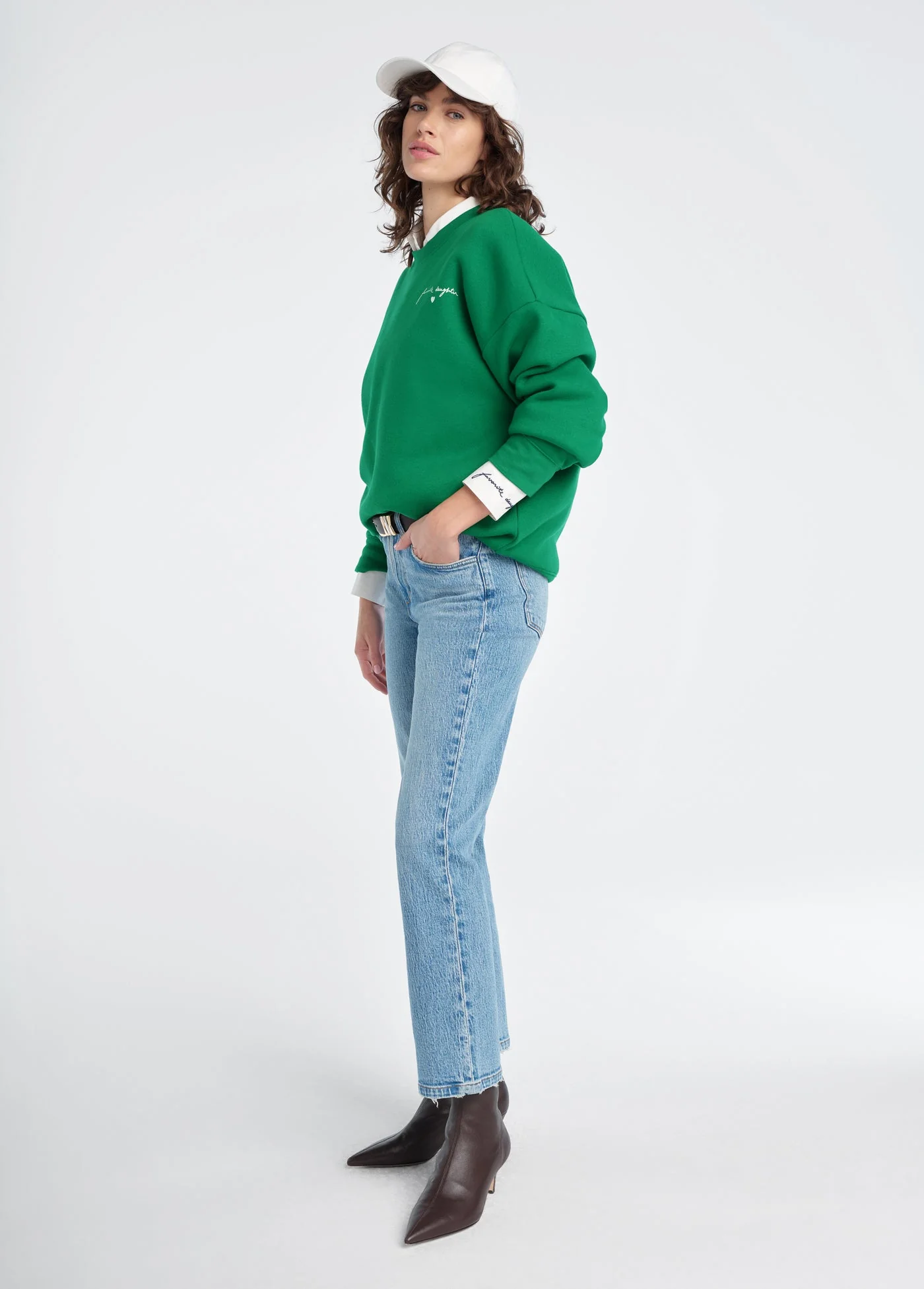 The Signature Chest Logo Sweatshirt Exclusive | Emerald Gardenia - Image 5
