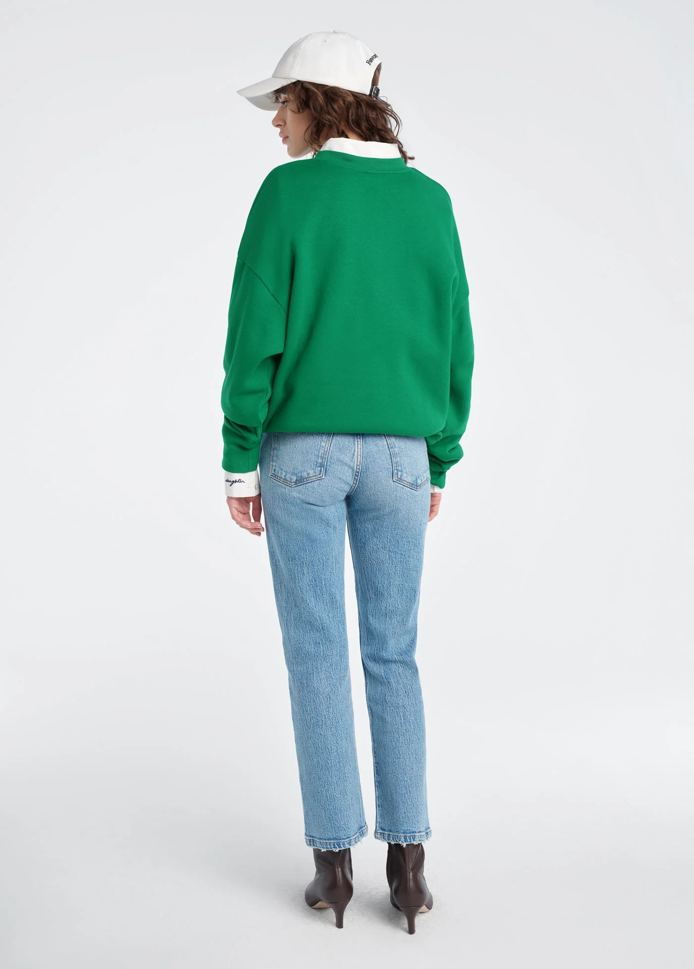 The Signature Chest Logo Sweatshirt Exclusive | Emerald Gardenia - Image 6