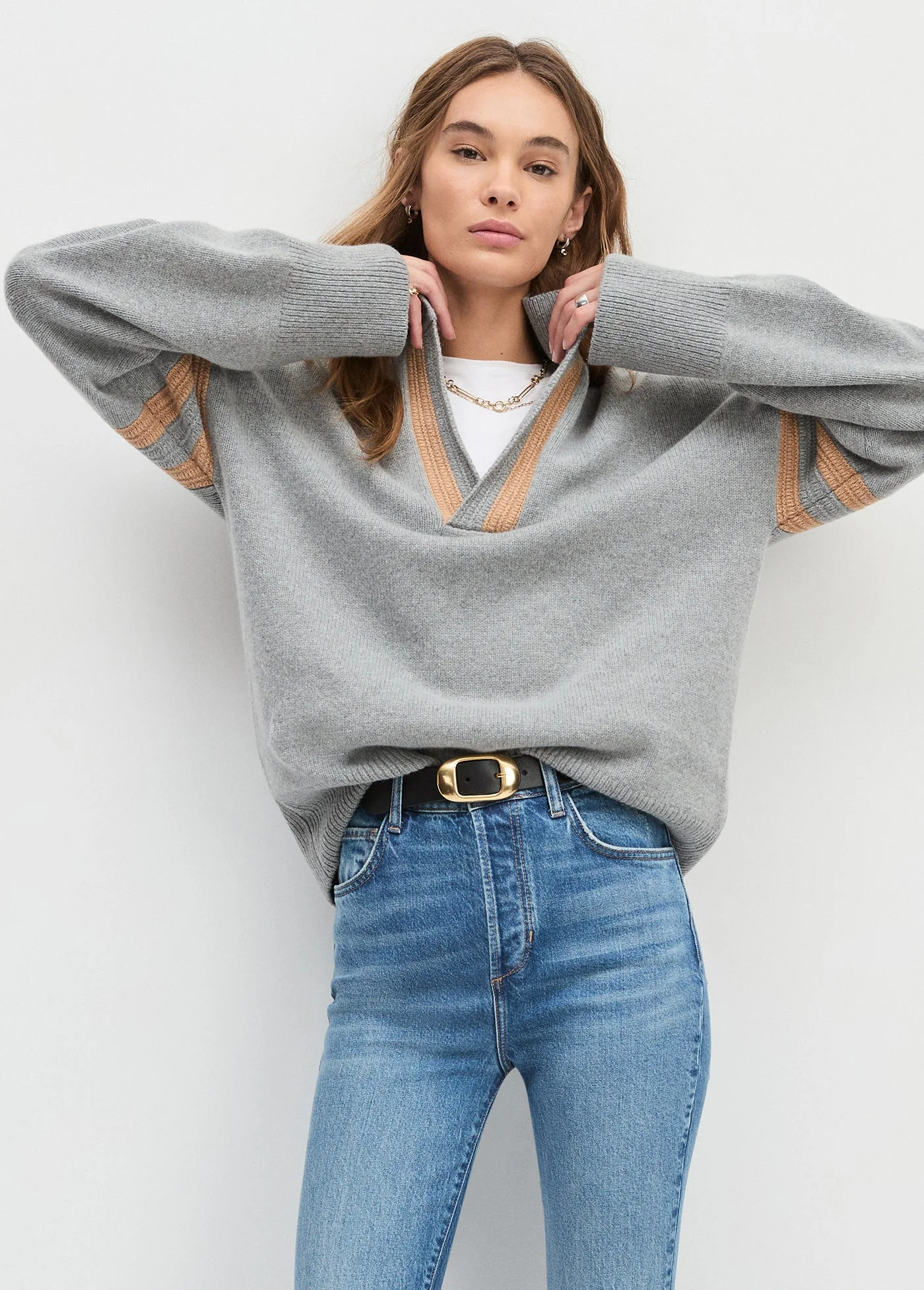 The Skinny Jean Belt | Black Antique Brass - Image 2