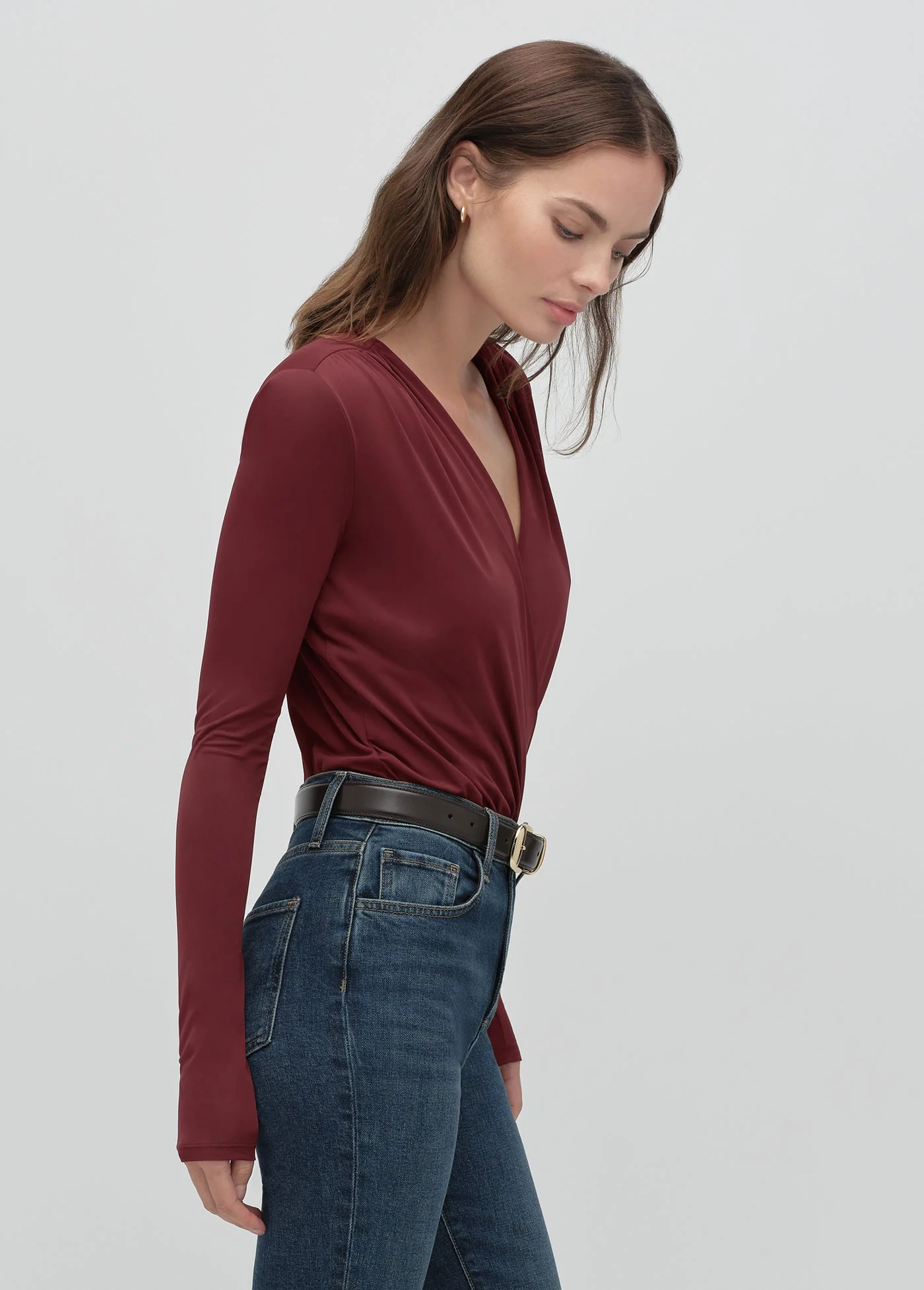 The Slinky Date Blouse | Vino - Image 3