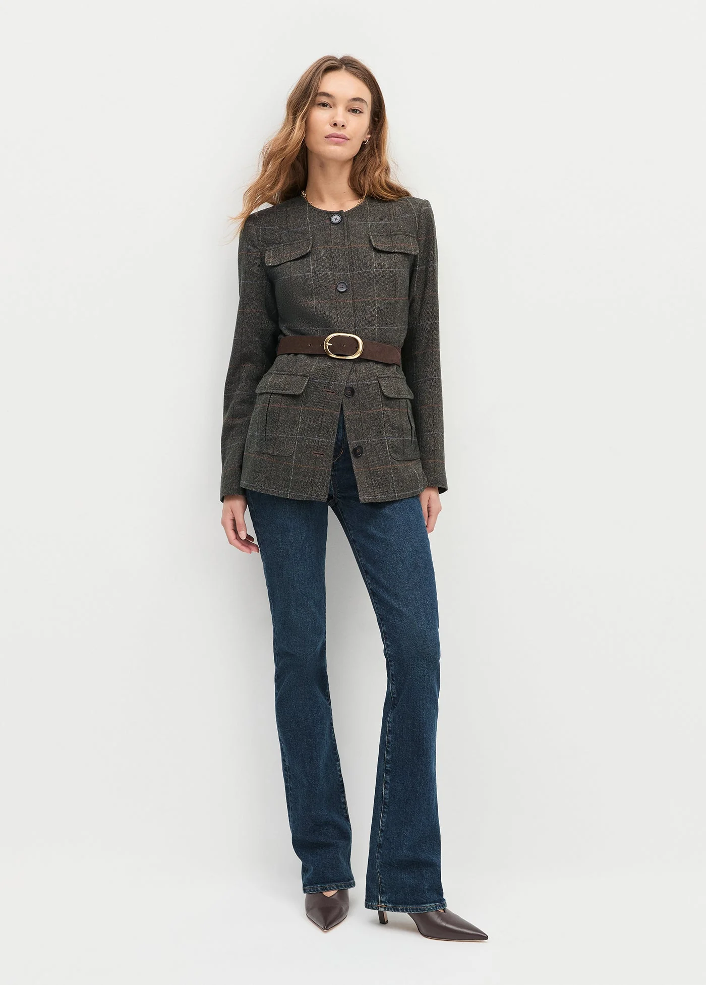 The Spencer Jacket | Mocha Plaid - Image 2