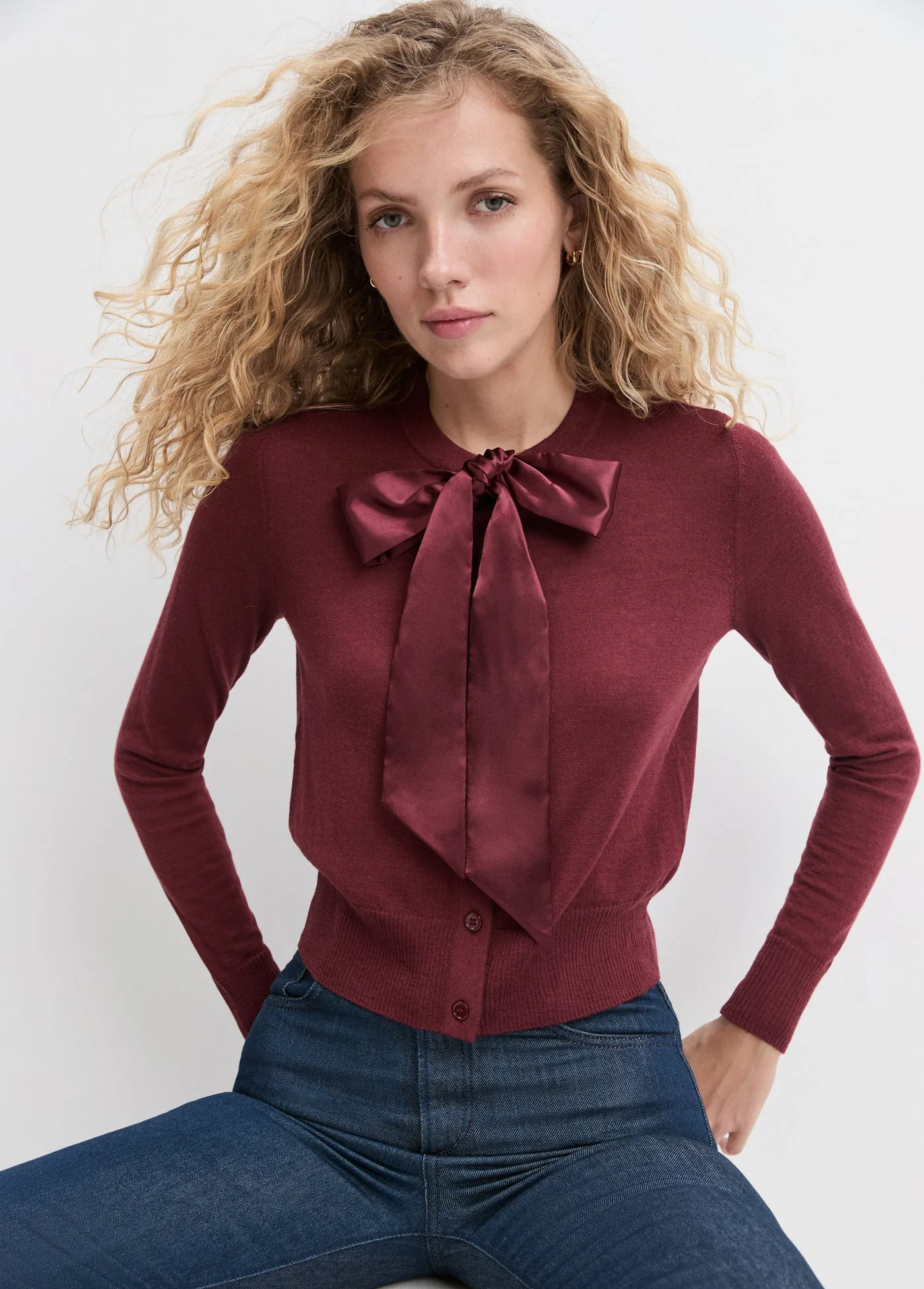 The Take A Bow Cardigan | Vino