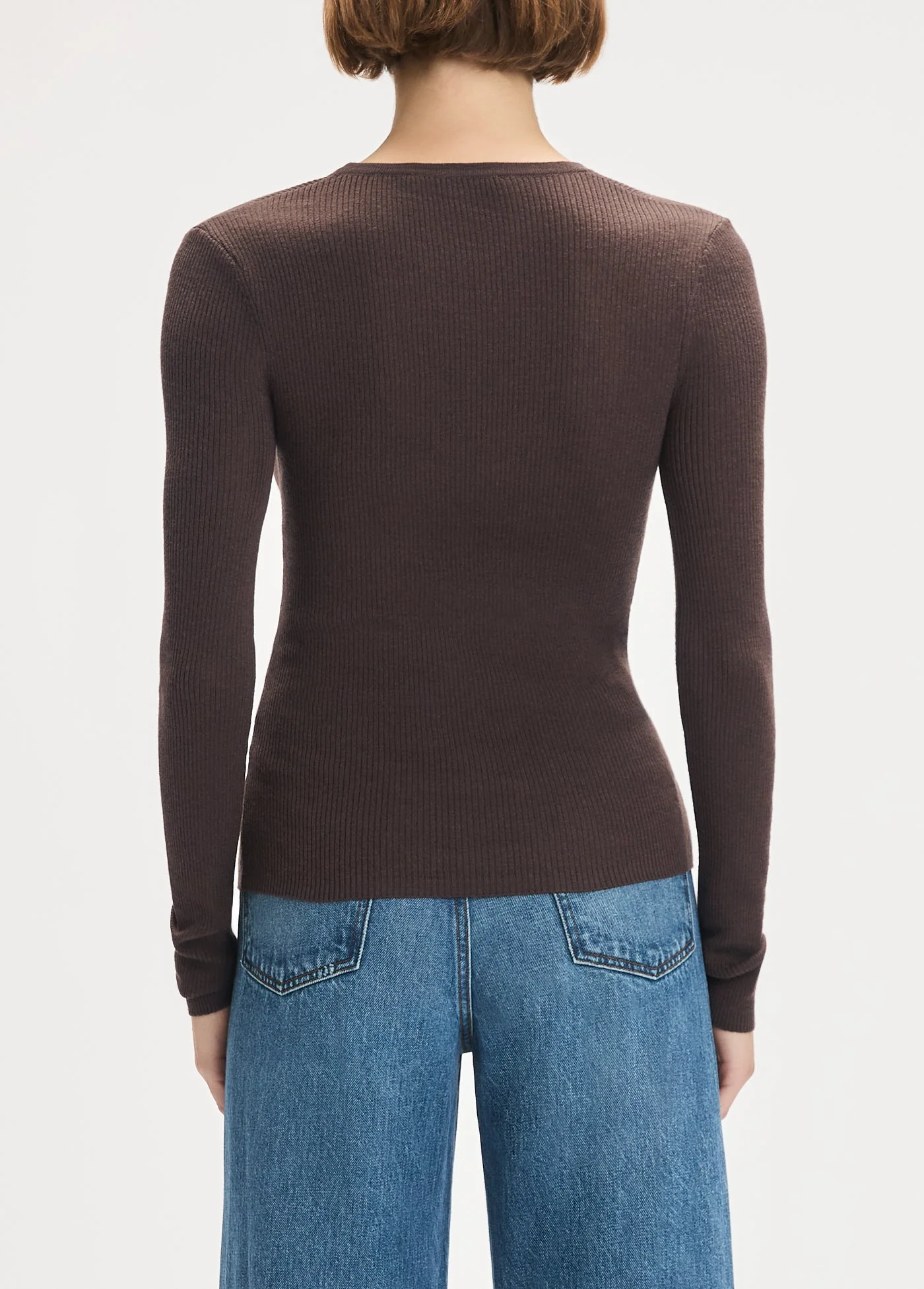 The Take It Easy Long Sleeve Top | Coffee - Image 7