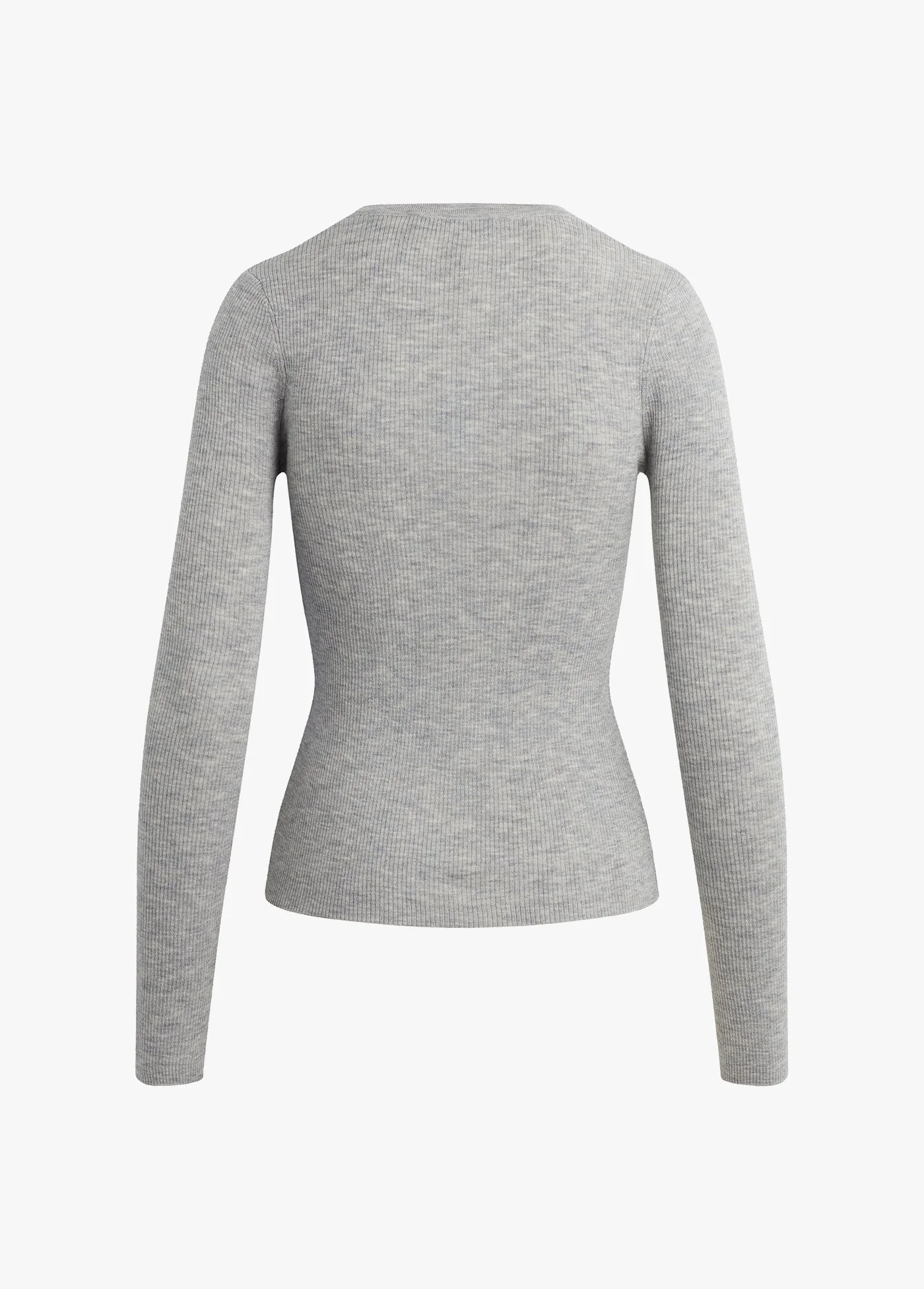 The Take It Easy Long Sleeve Top | Heather Grey - Image 10